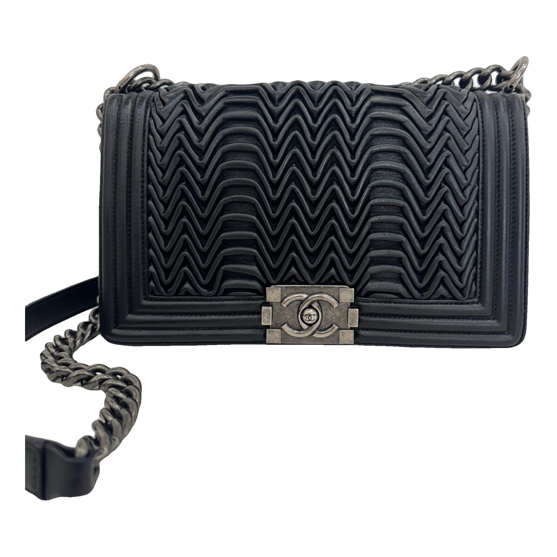 Boy leather crossbody bag