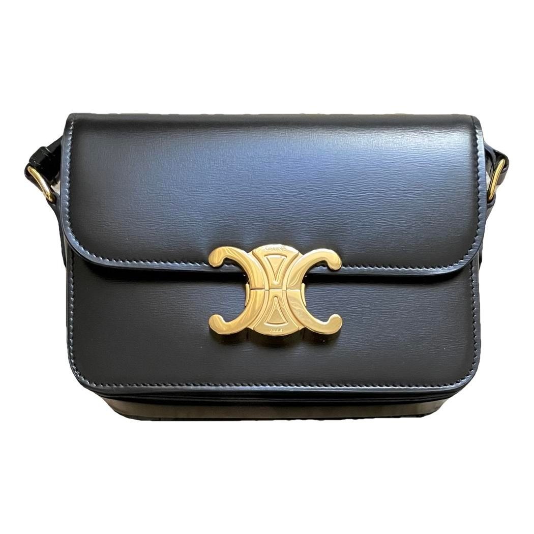 Triomphe leather handbag