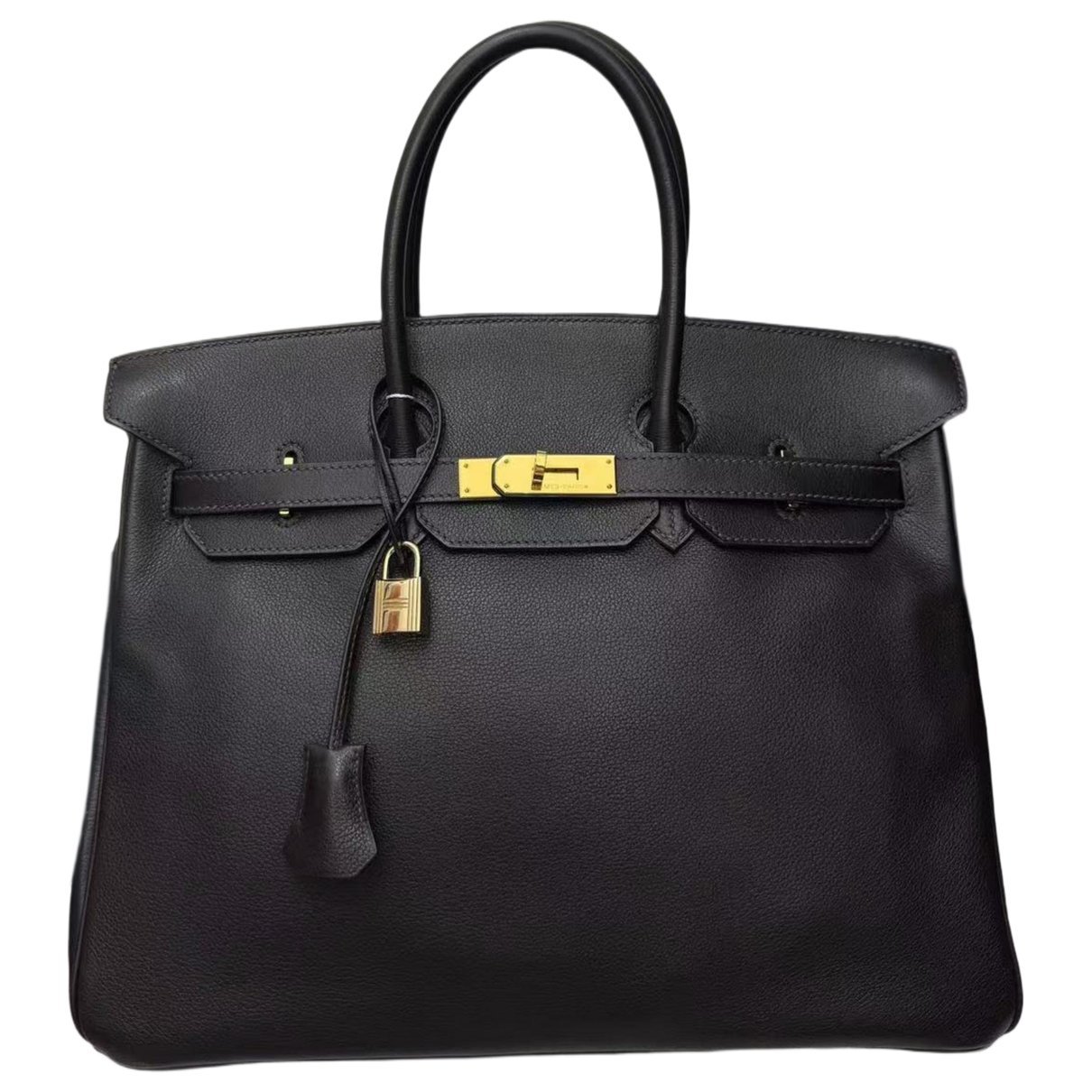Birkin 35 leather handbag
