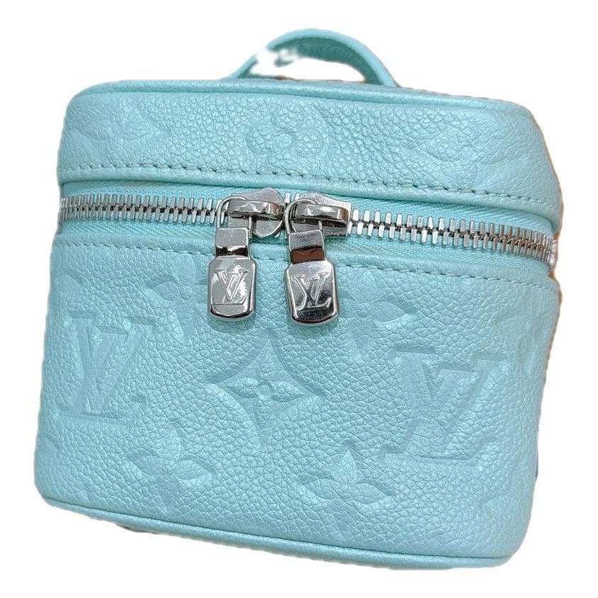 Vanity leather handbag