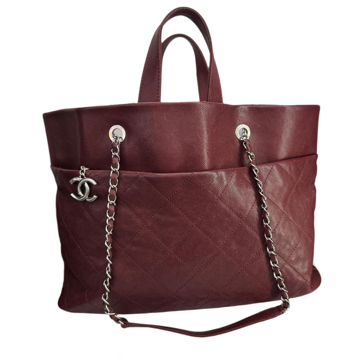 Grand shopping leather tote
