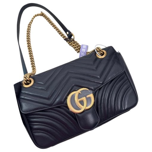 GG Marmont Flap leather crossbody bag
