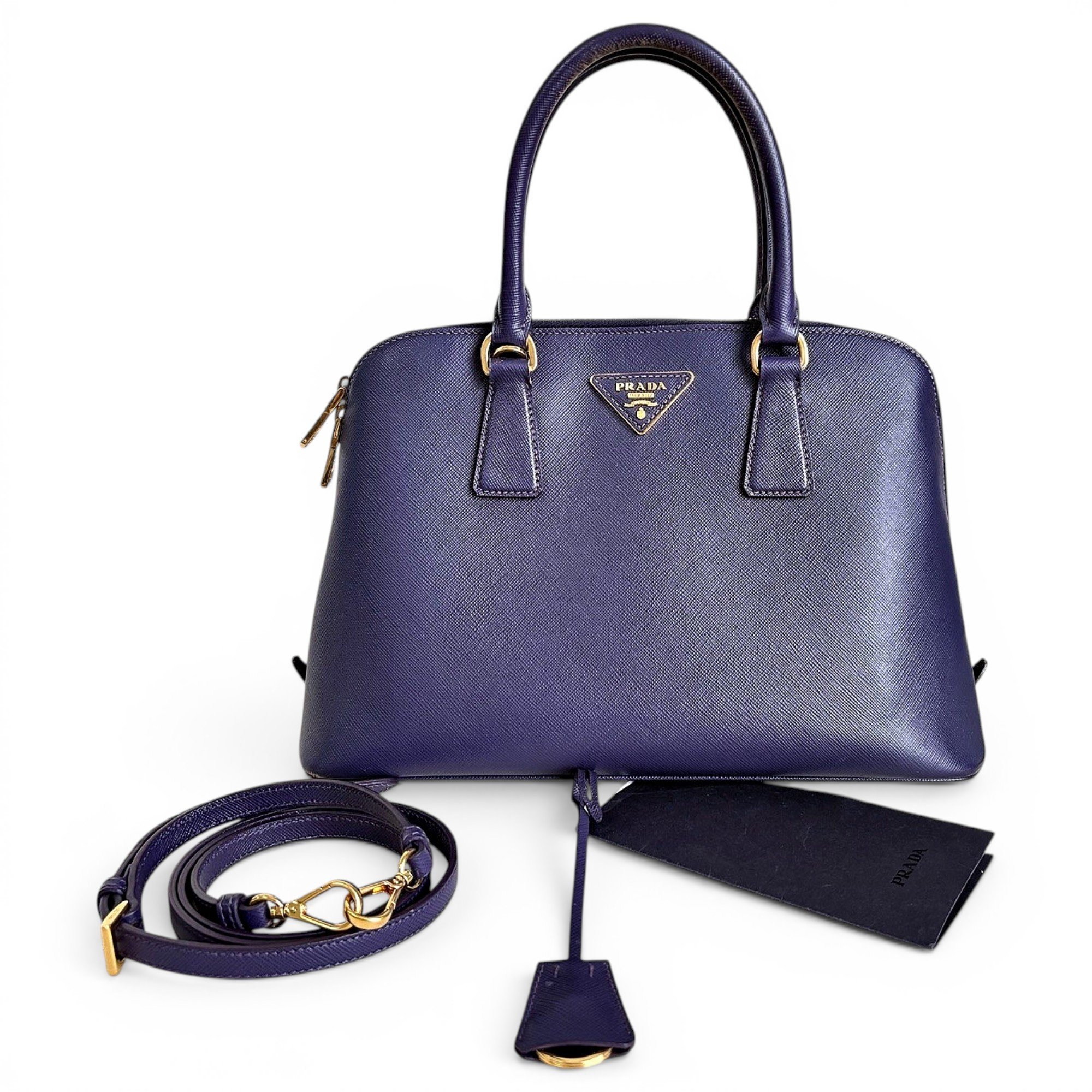 Promenade leather handbag