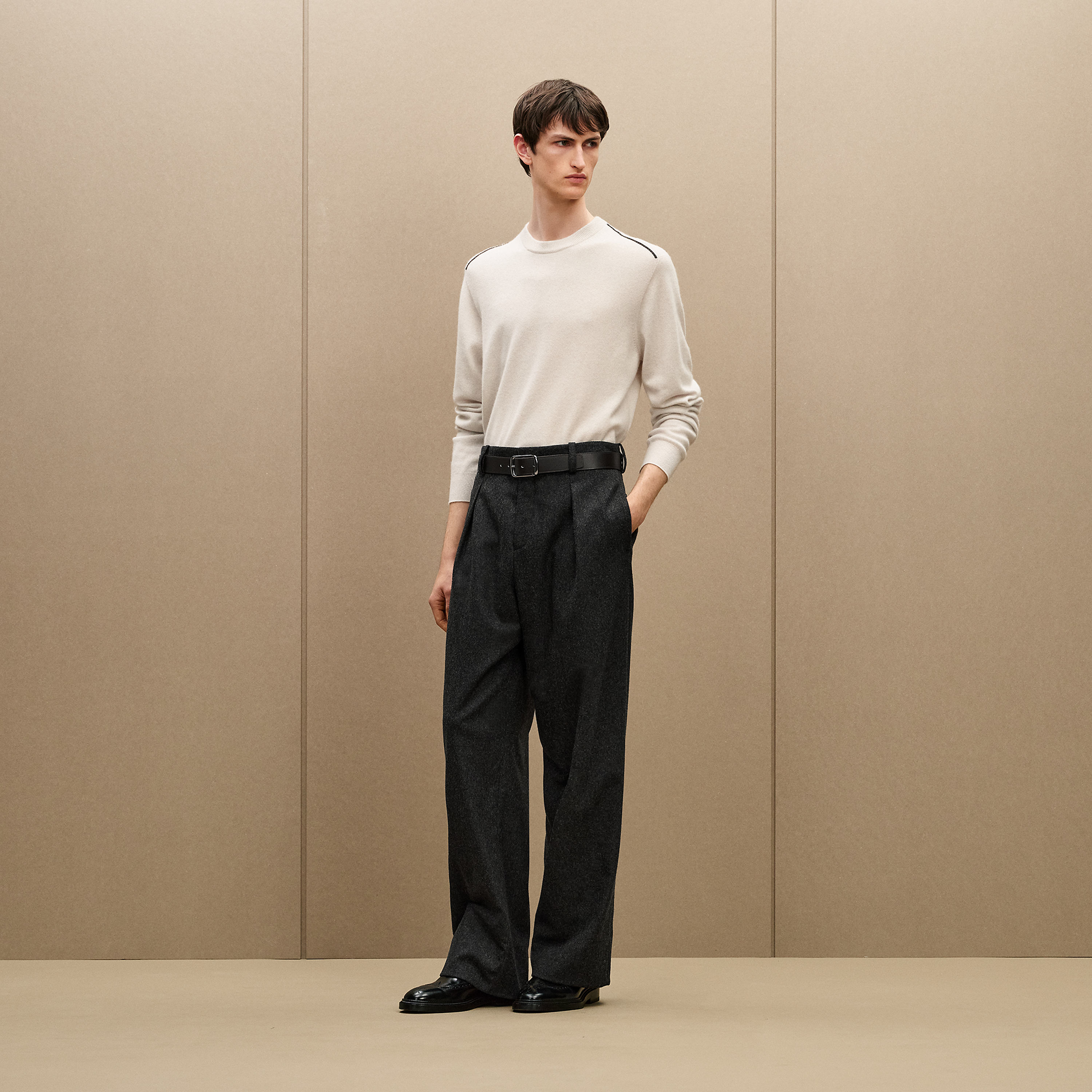 Pleated Malte pants