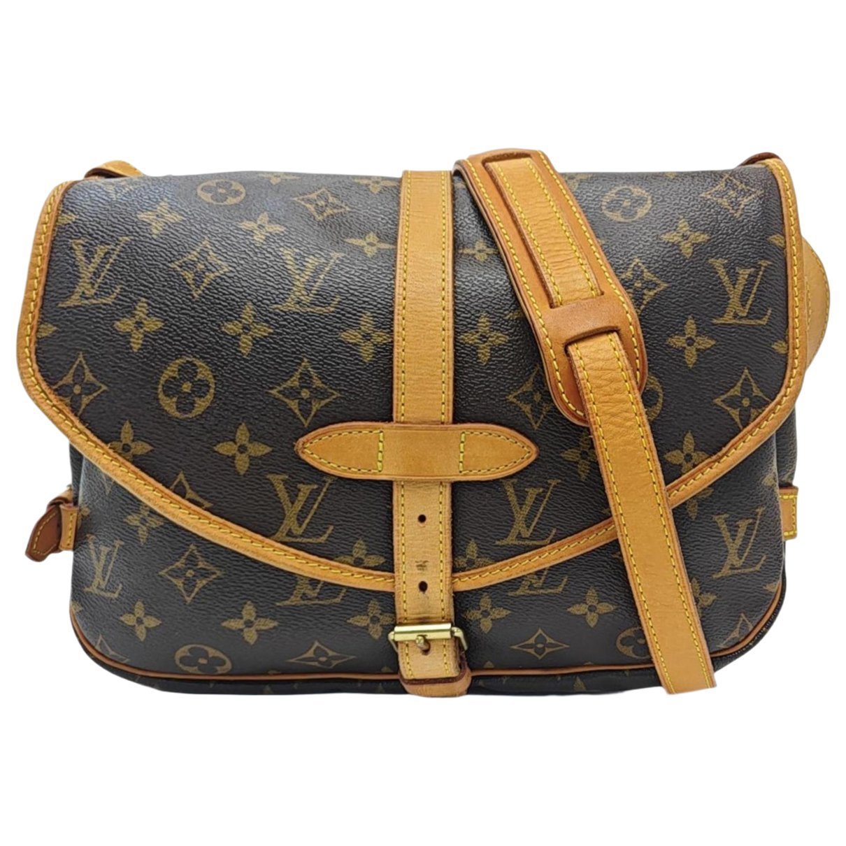 Louis Vuitton Saumur leather handbag