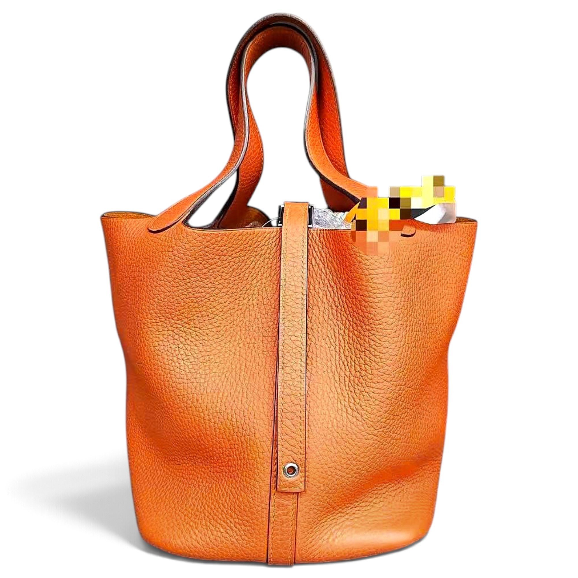 Picotin leather handbag