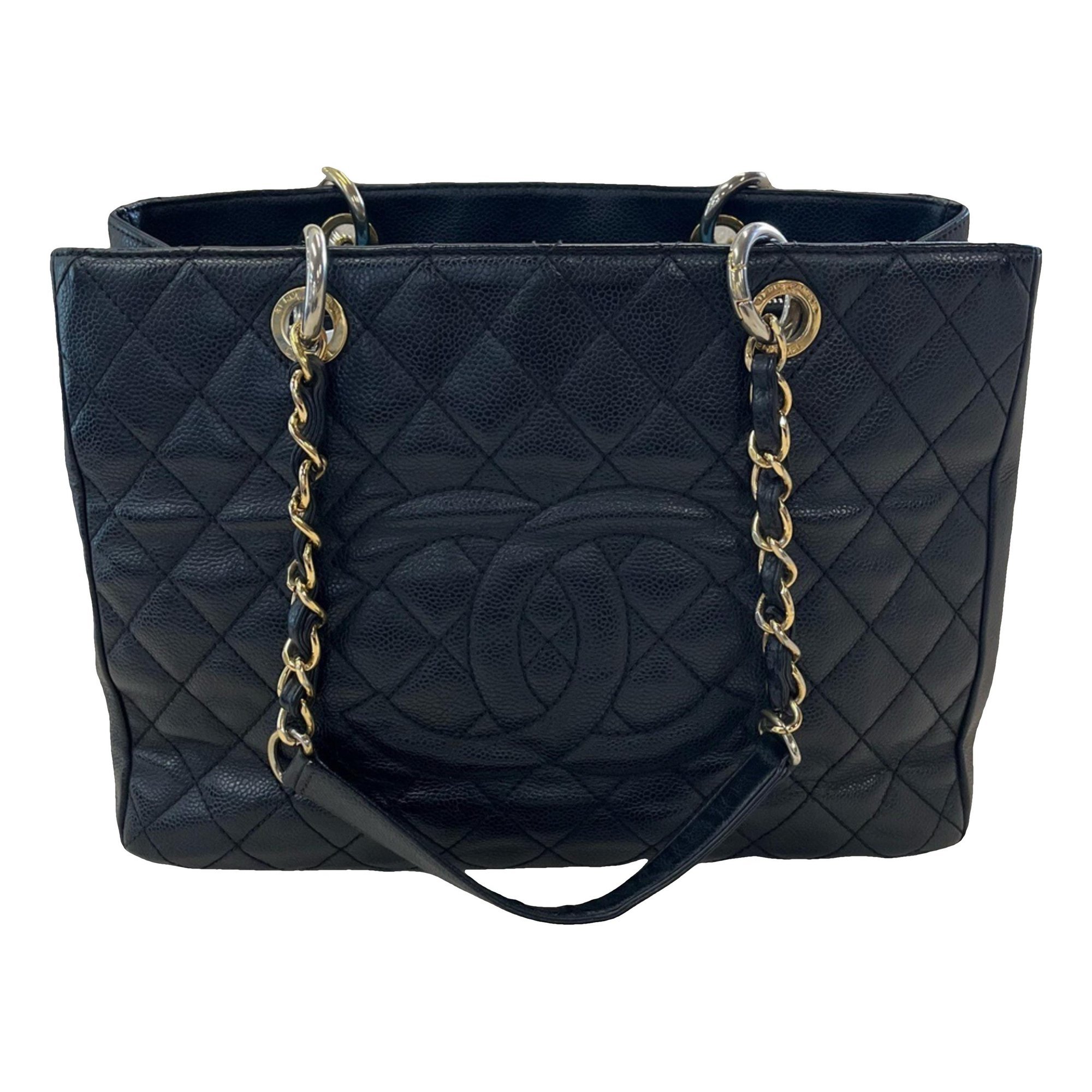 Grand shopping leather tote