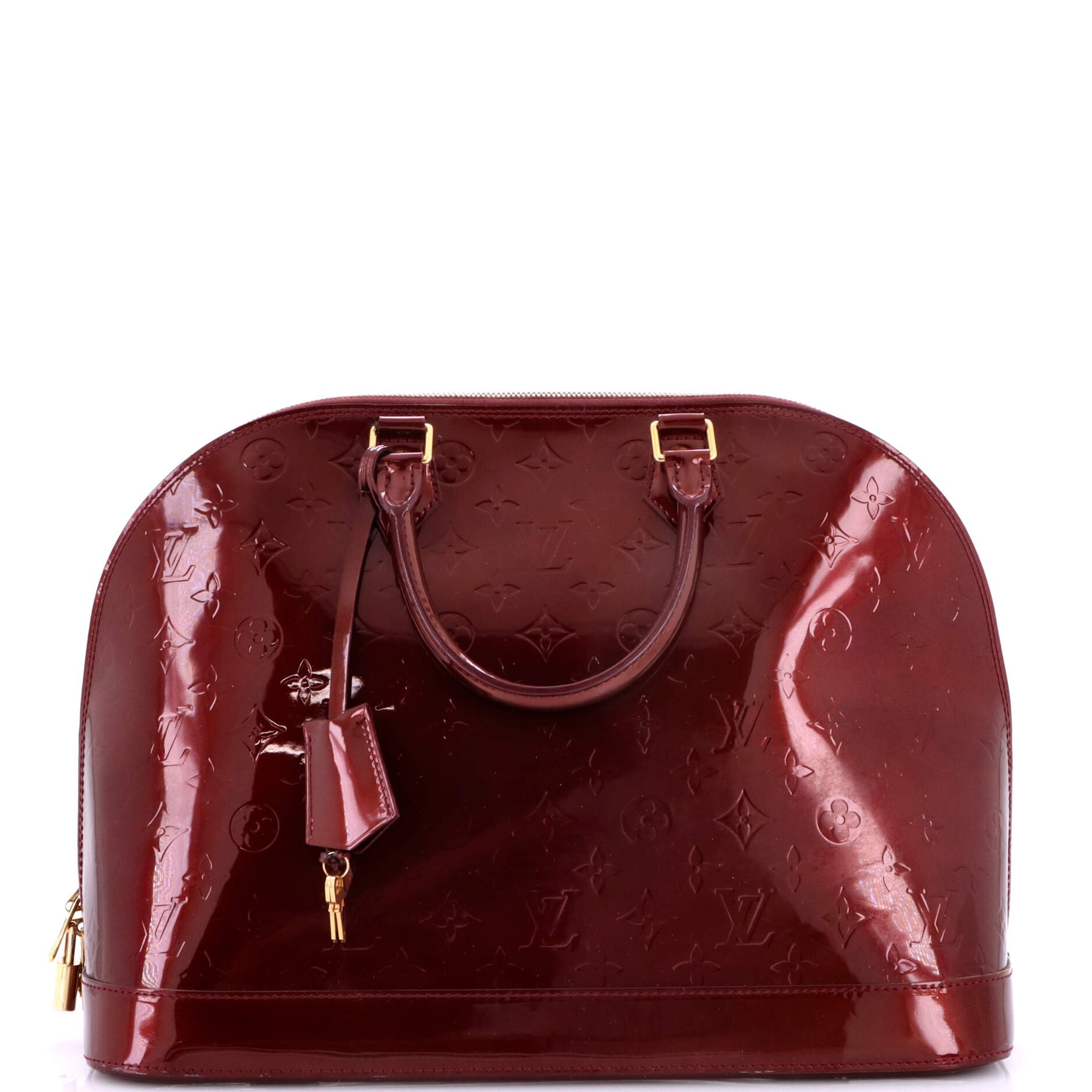 Alma Handbag Monogram Vernis GM