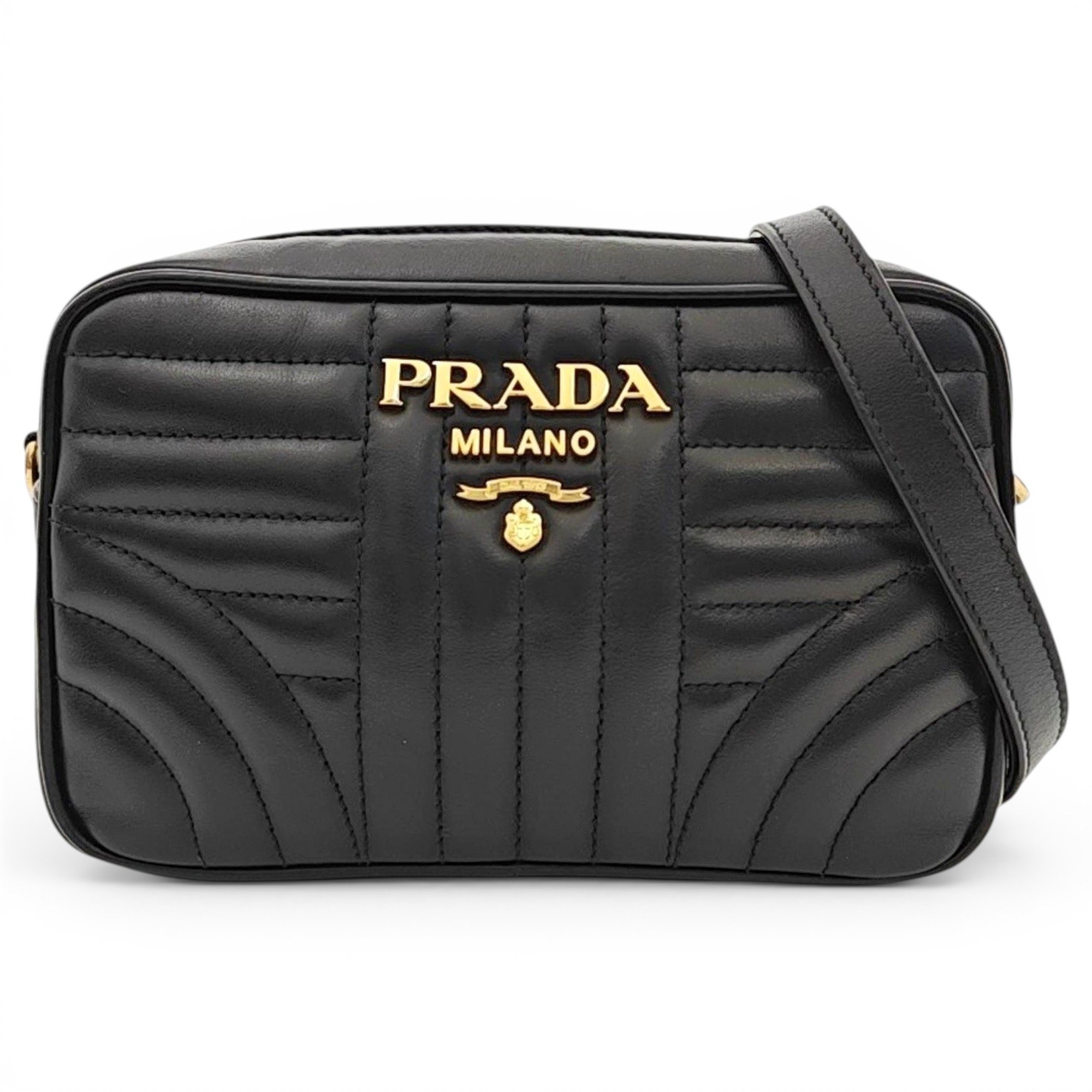 Diagramme leather handbag