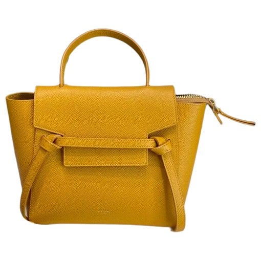 Belt leather crossbody bag