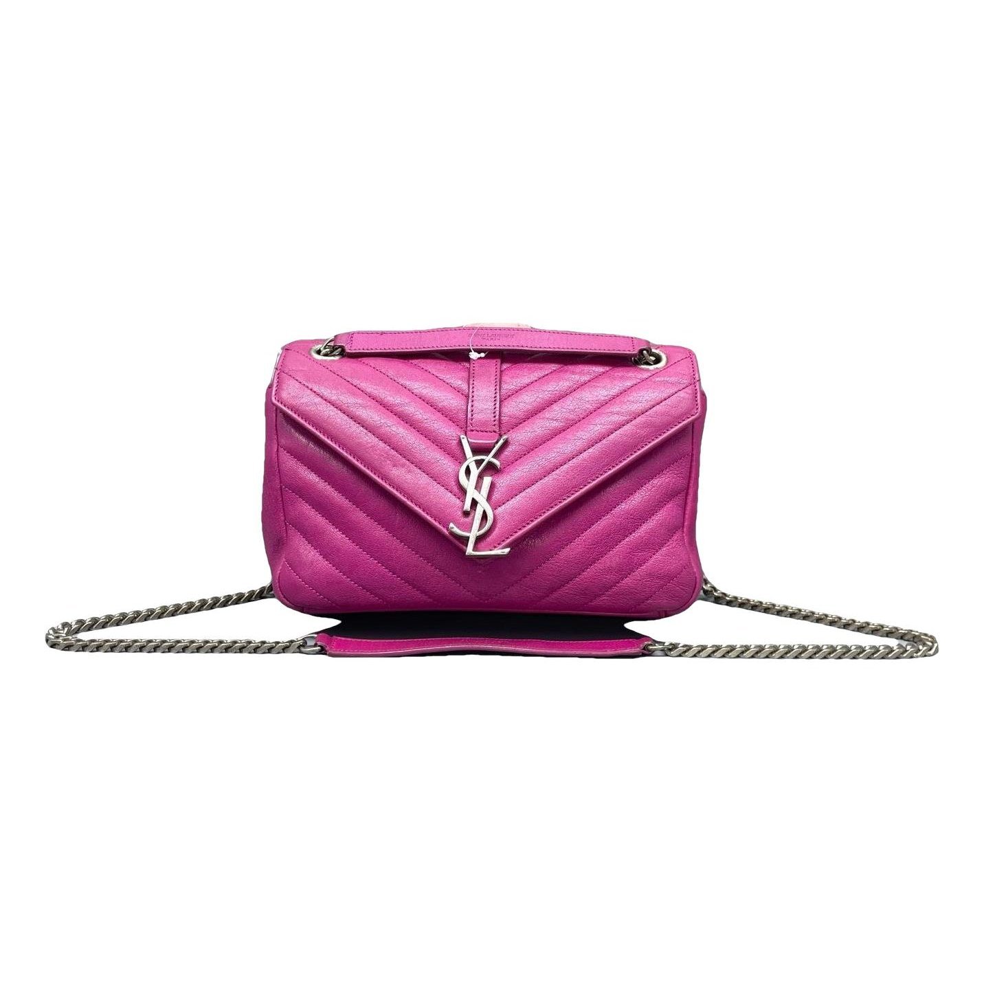 Envelope leather handbag
