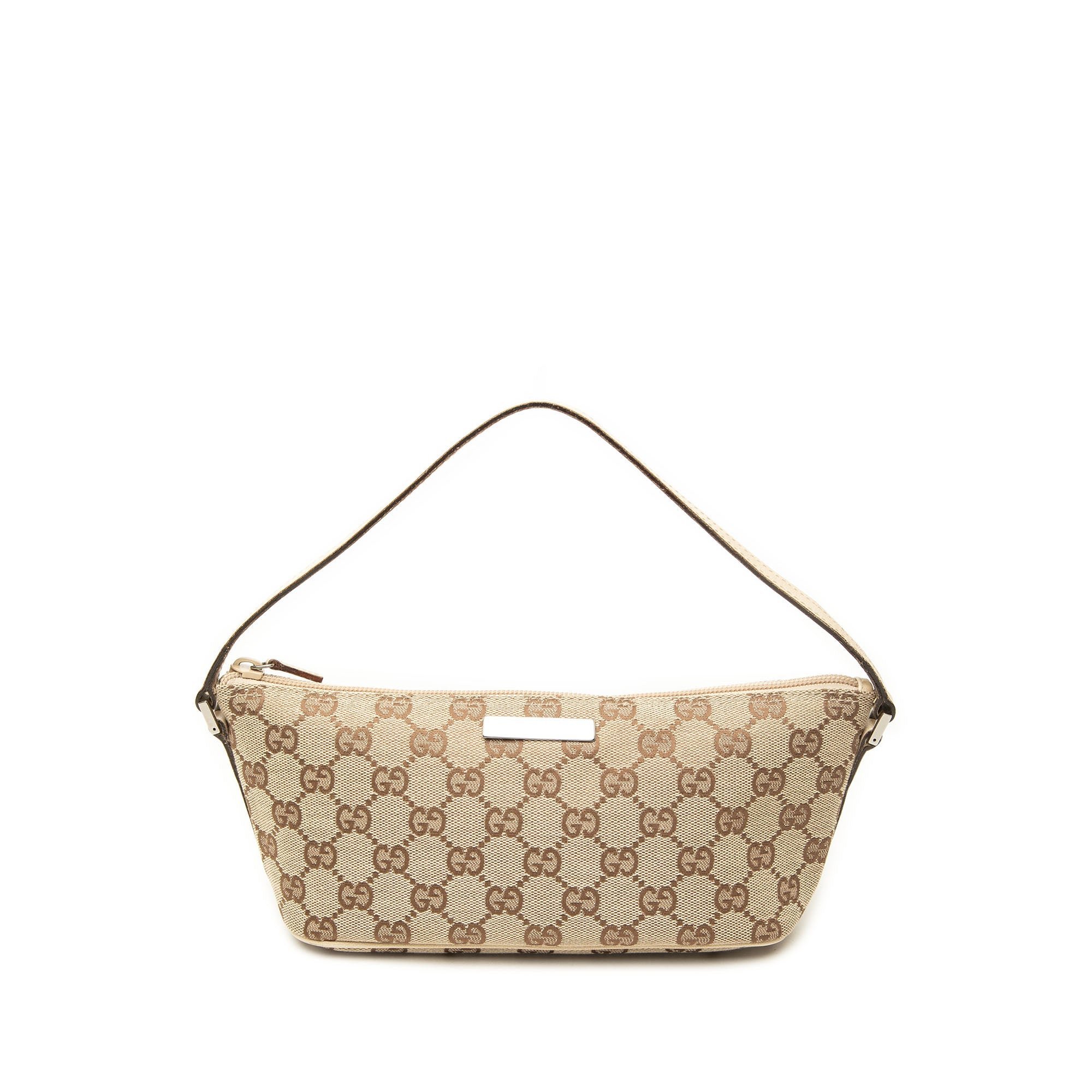 Gucci B leather handbag