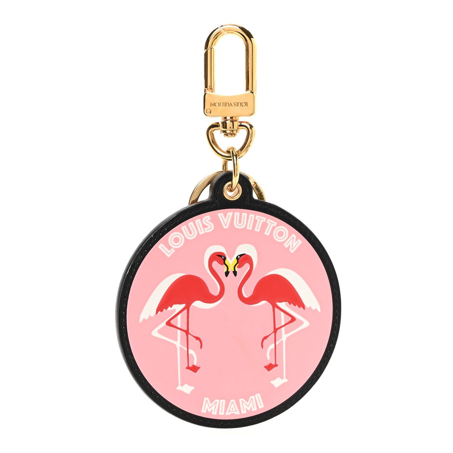 Louis Vuitton World Tour Flamingo Bag Charm Key Holder