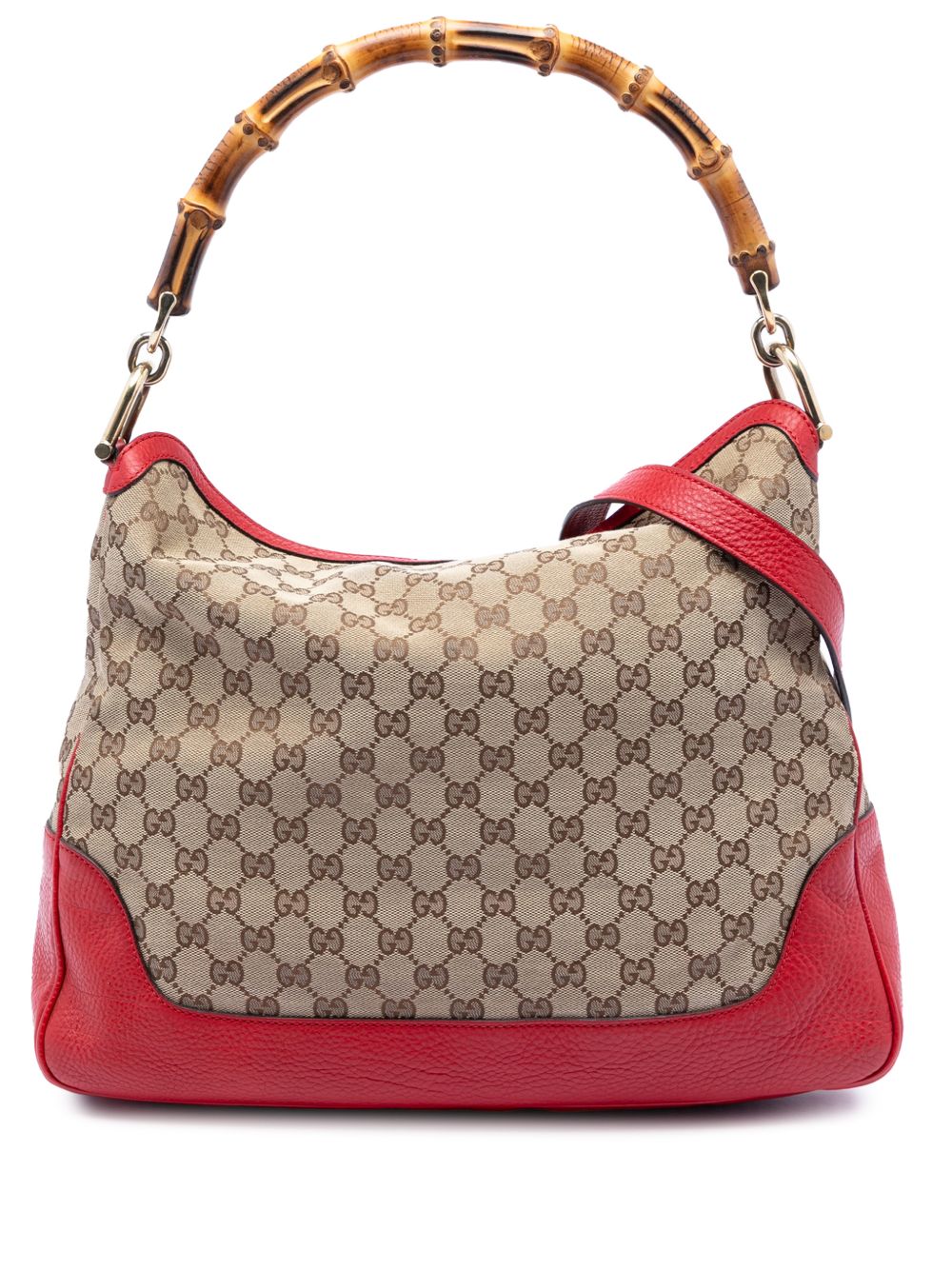 2016-2026 GG Canvas Bamboo Diana satchel