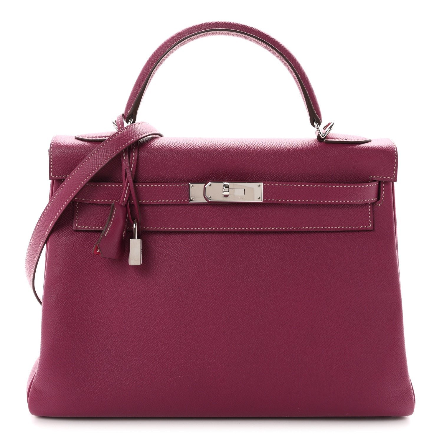 Hermes Epsom Candy Kelly Retourne 32 Tosca Rose Tyrien