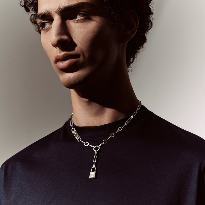 Sans Coloris Kelly Chaine Lariat Necklace, Small Model