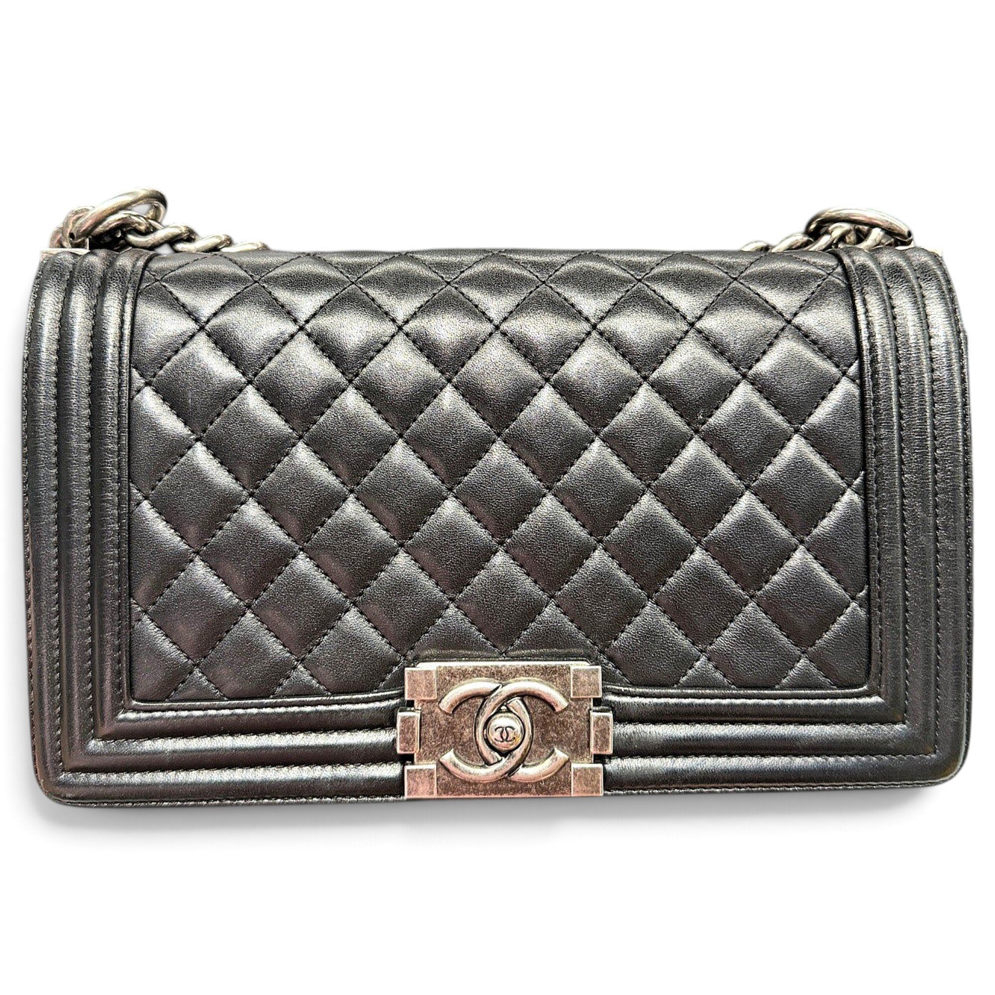Boy leather crossbody bag