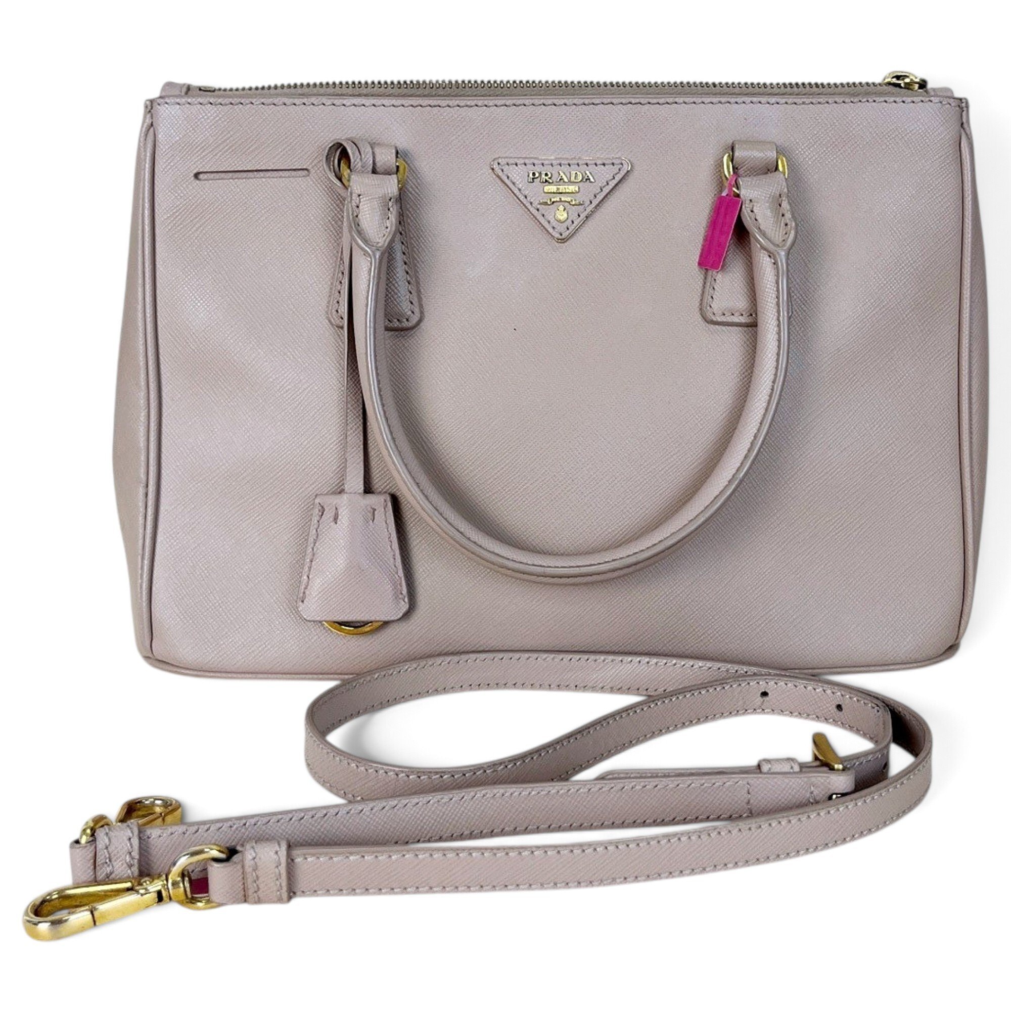 Galleria leather handbag