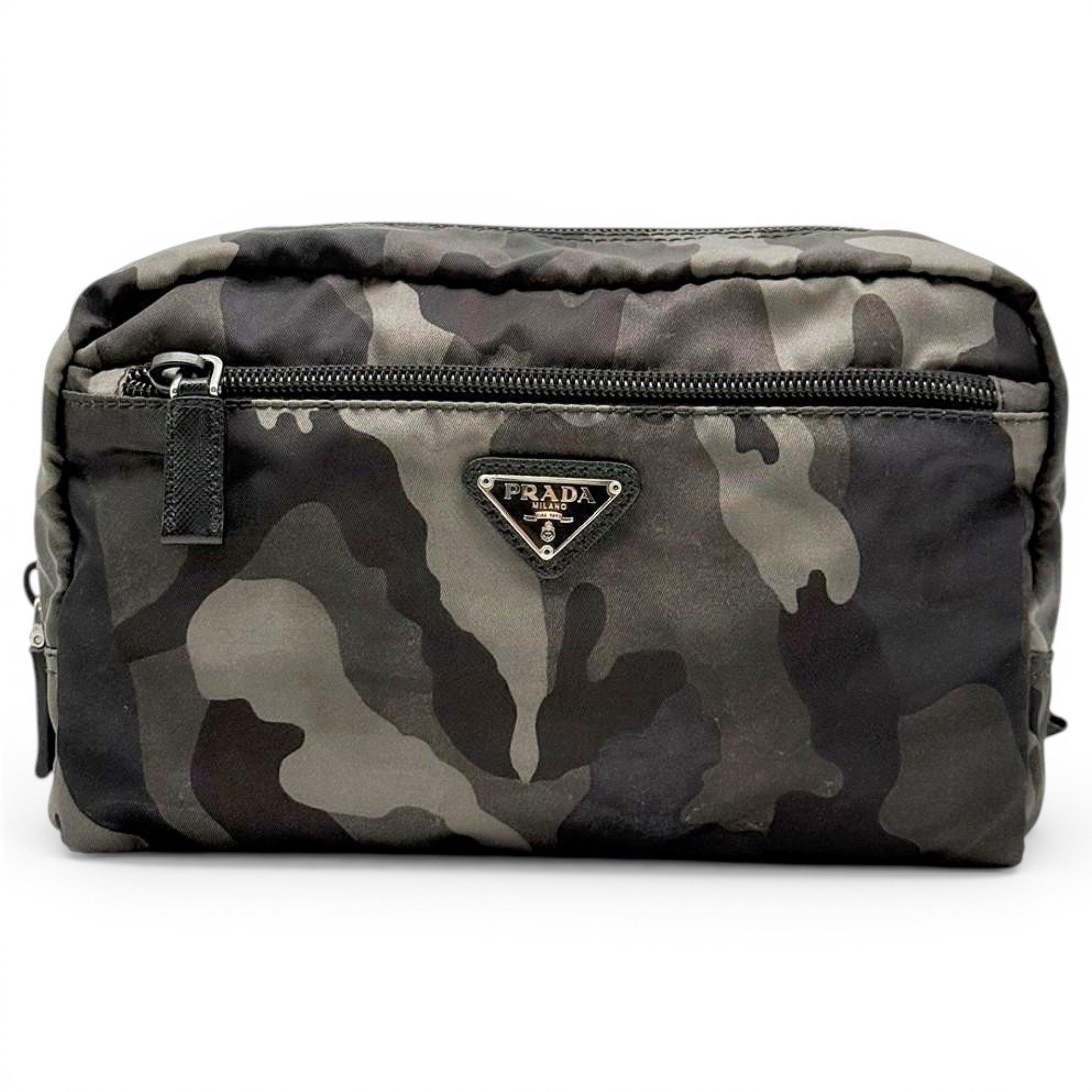 Re-Nylon clutch bag