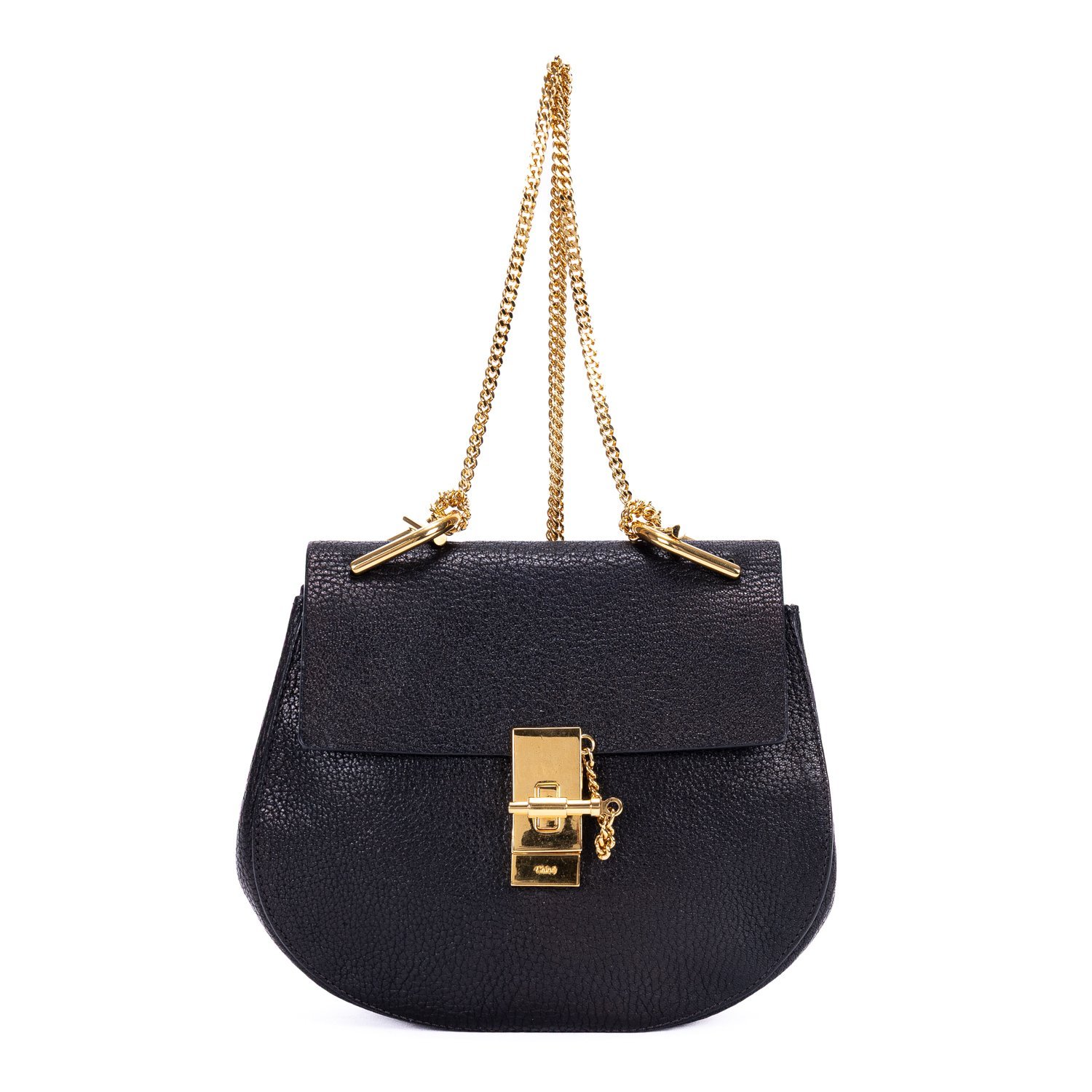 Drew leather handbag