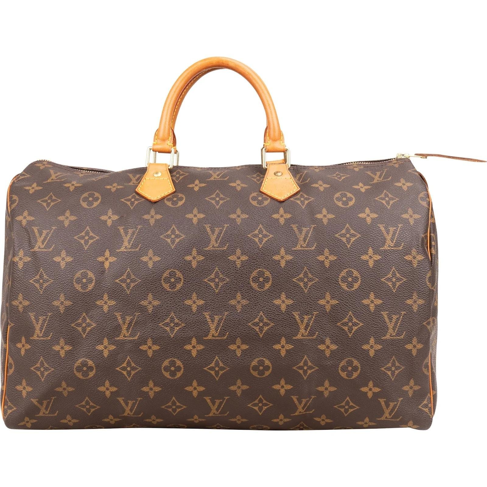Speedy leather handbag