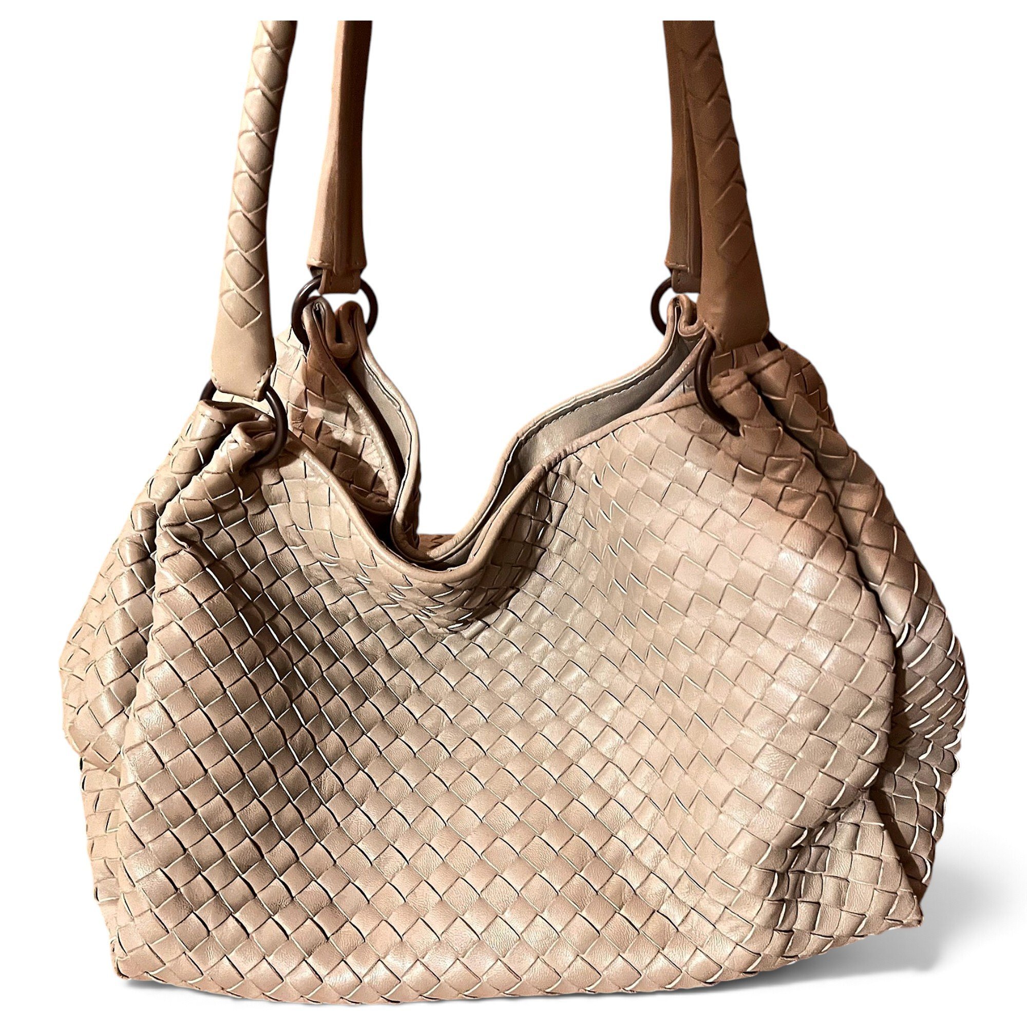 Leather handbag