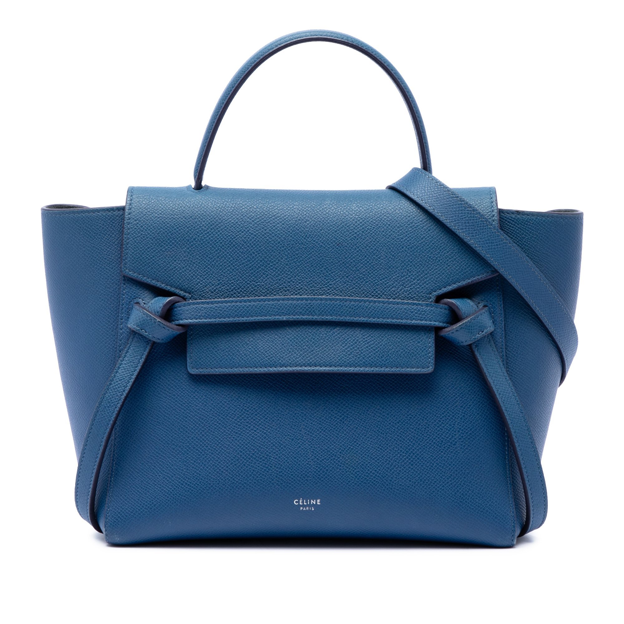 Belt leather handbag