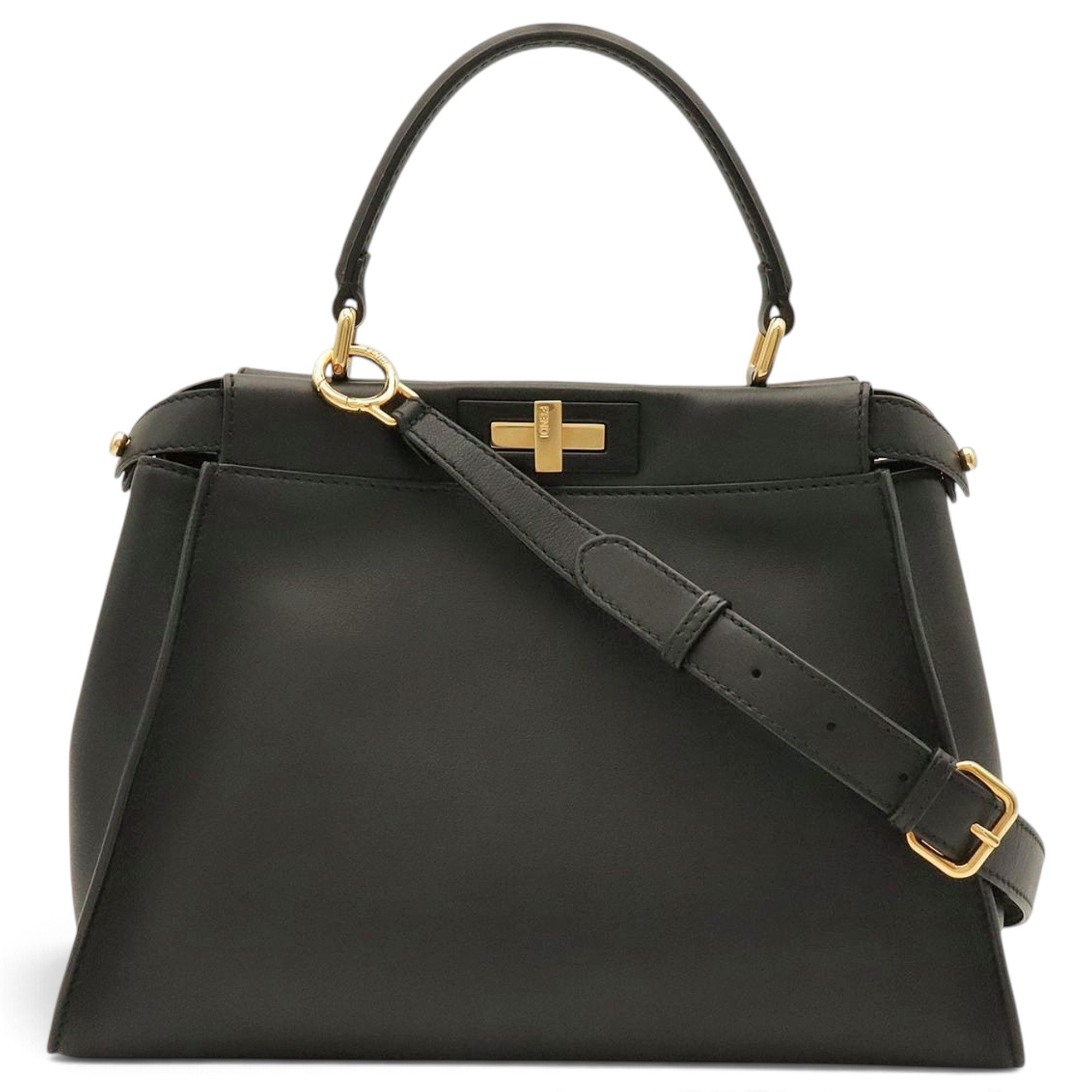 Peekaboo leather handbag