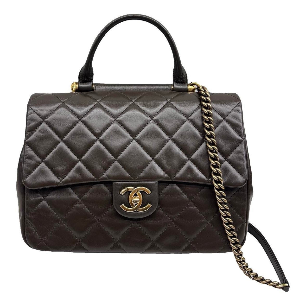 Leather handbag
