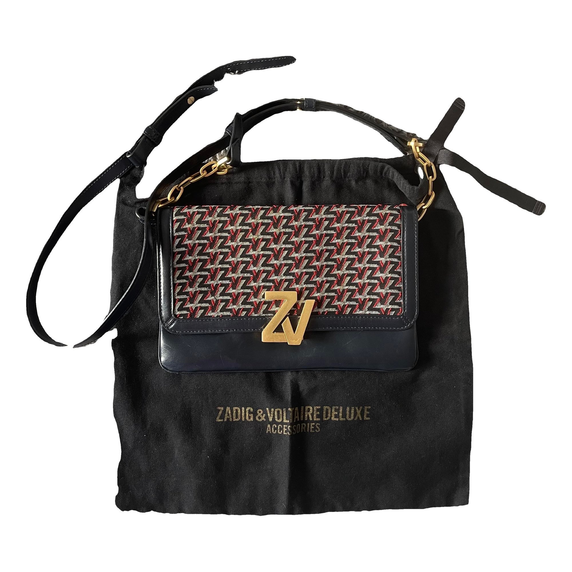 Leather clutch bag