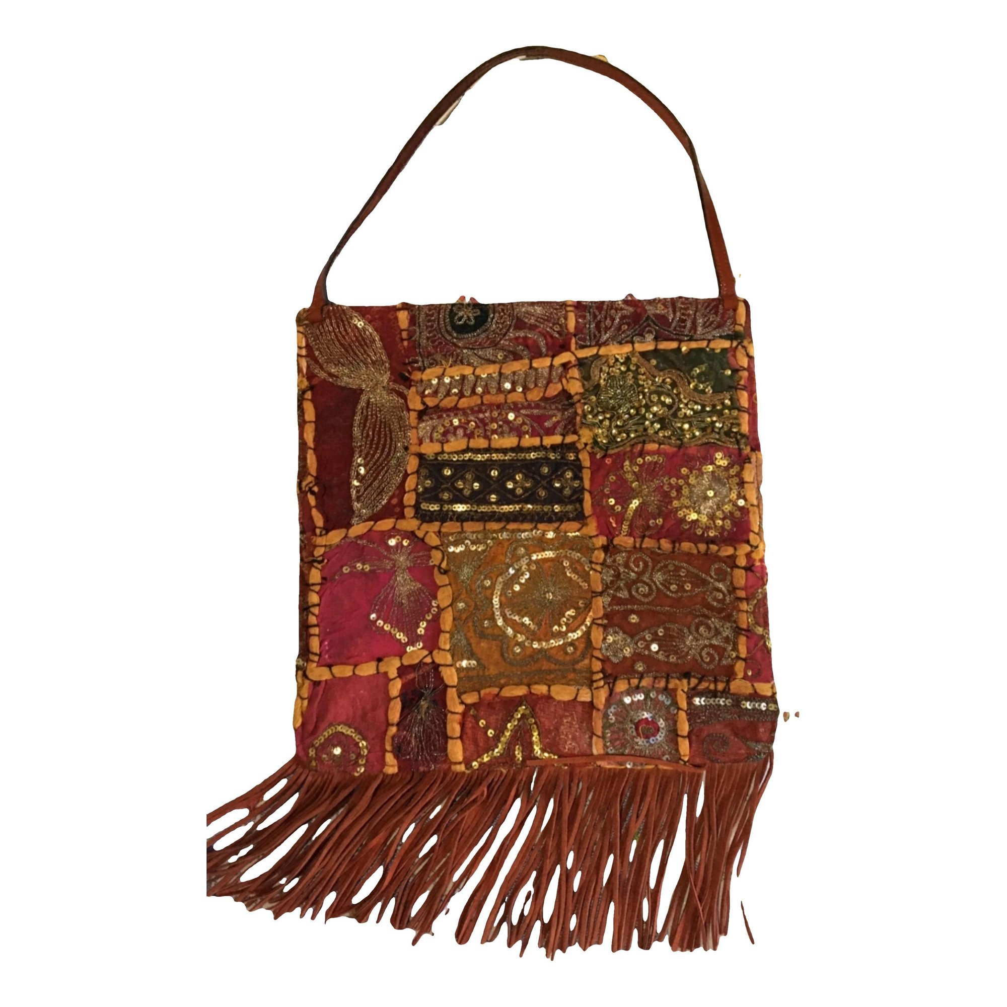 Patent leather handbag