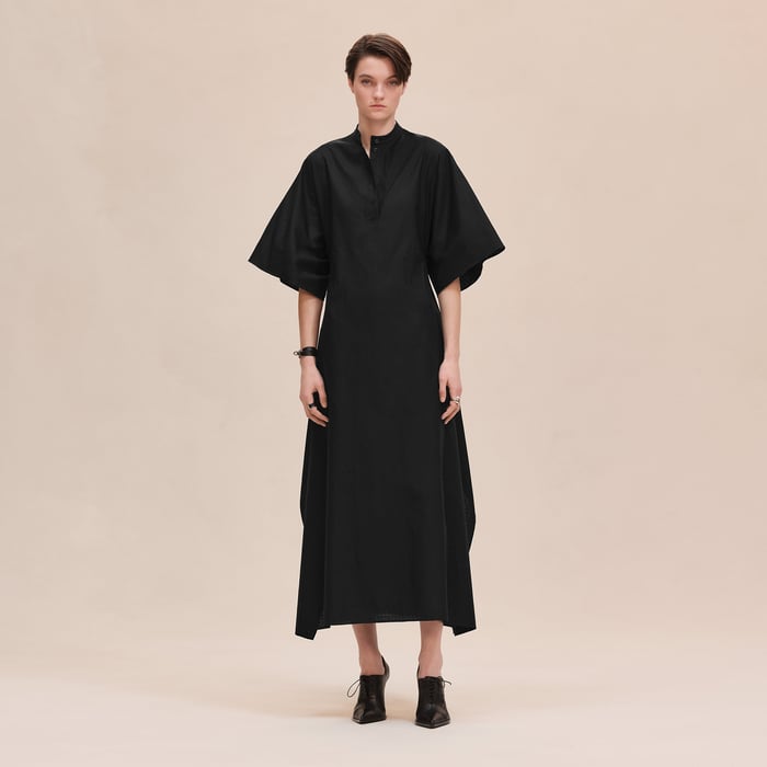 Noir "Mosaique" Prairie Dress