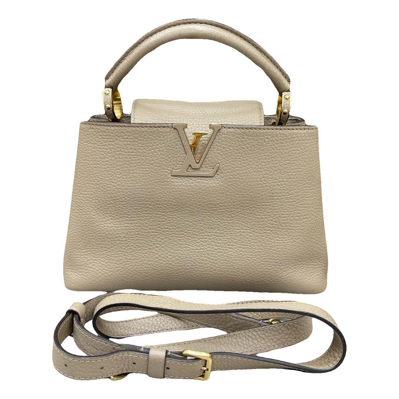 Capucines leather handbag
