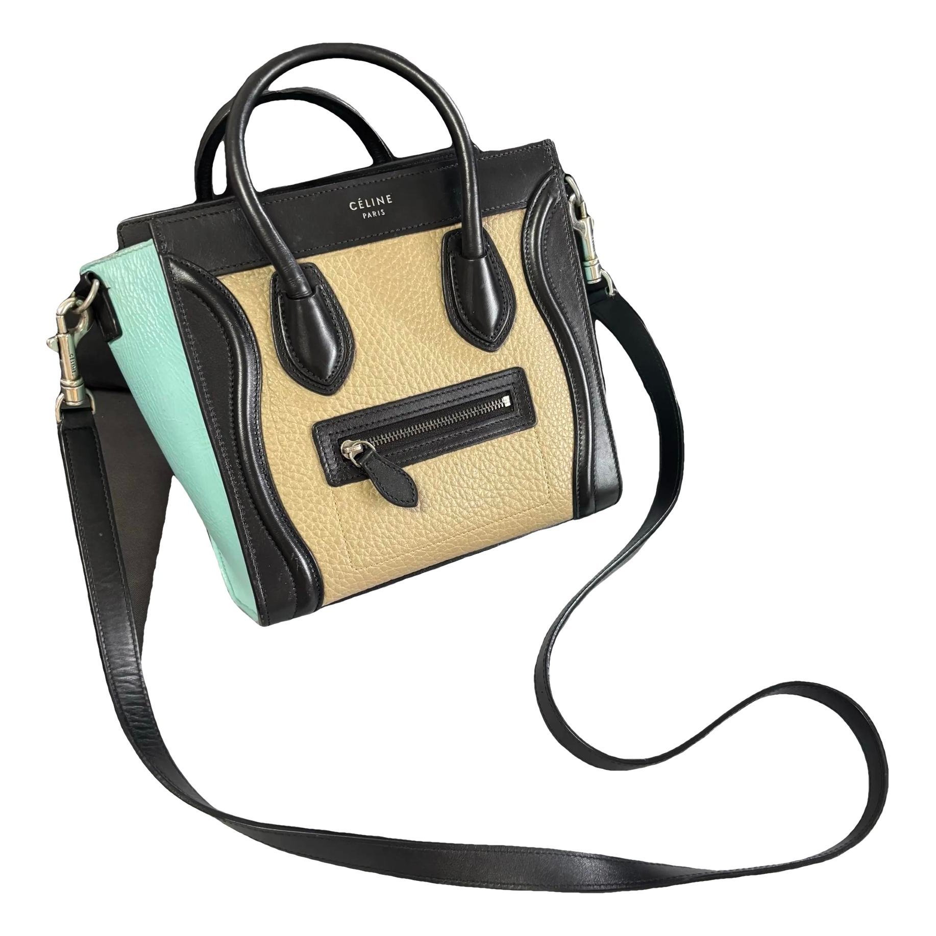 Nano Luggage leather handbag
