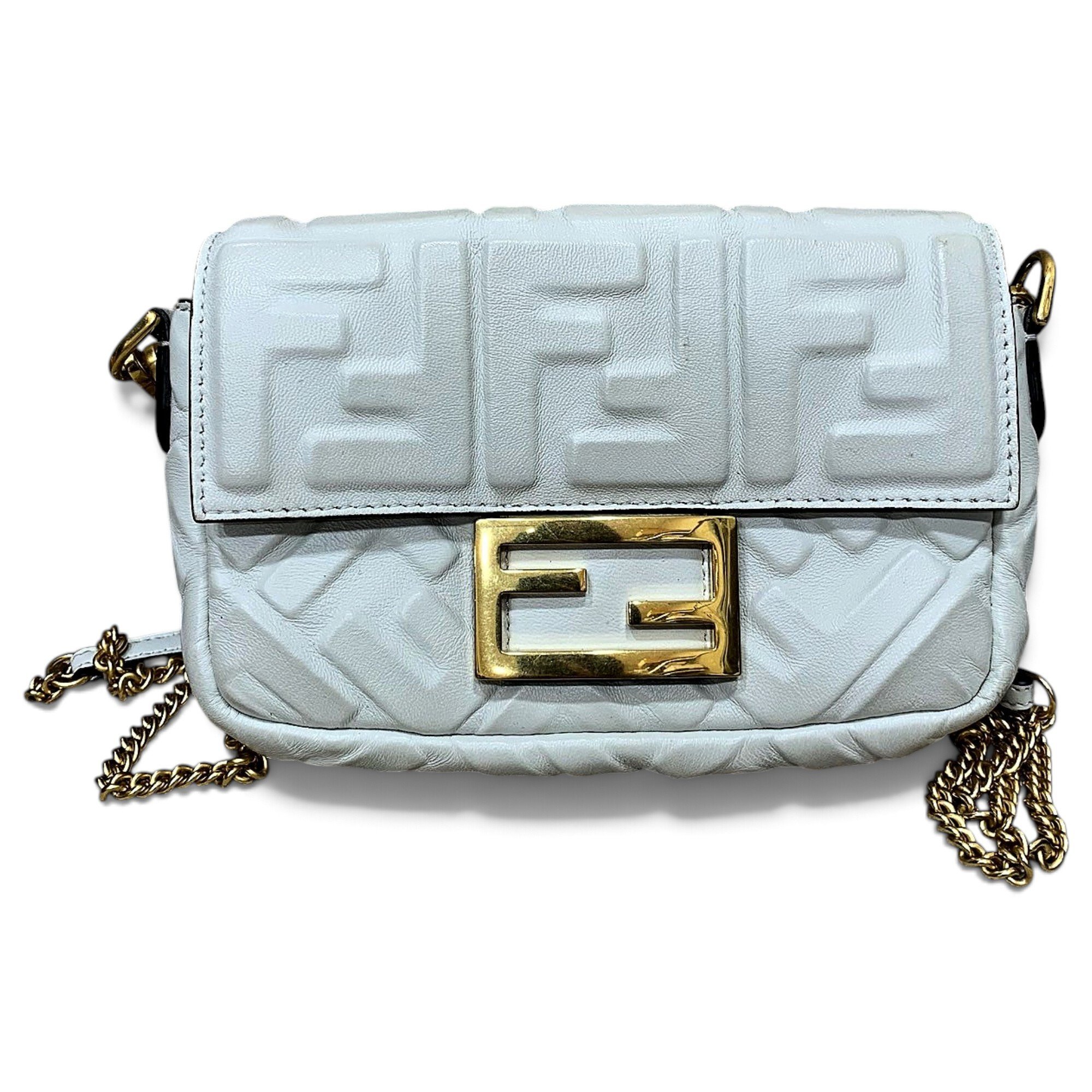 Baguette leather handbag