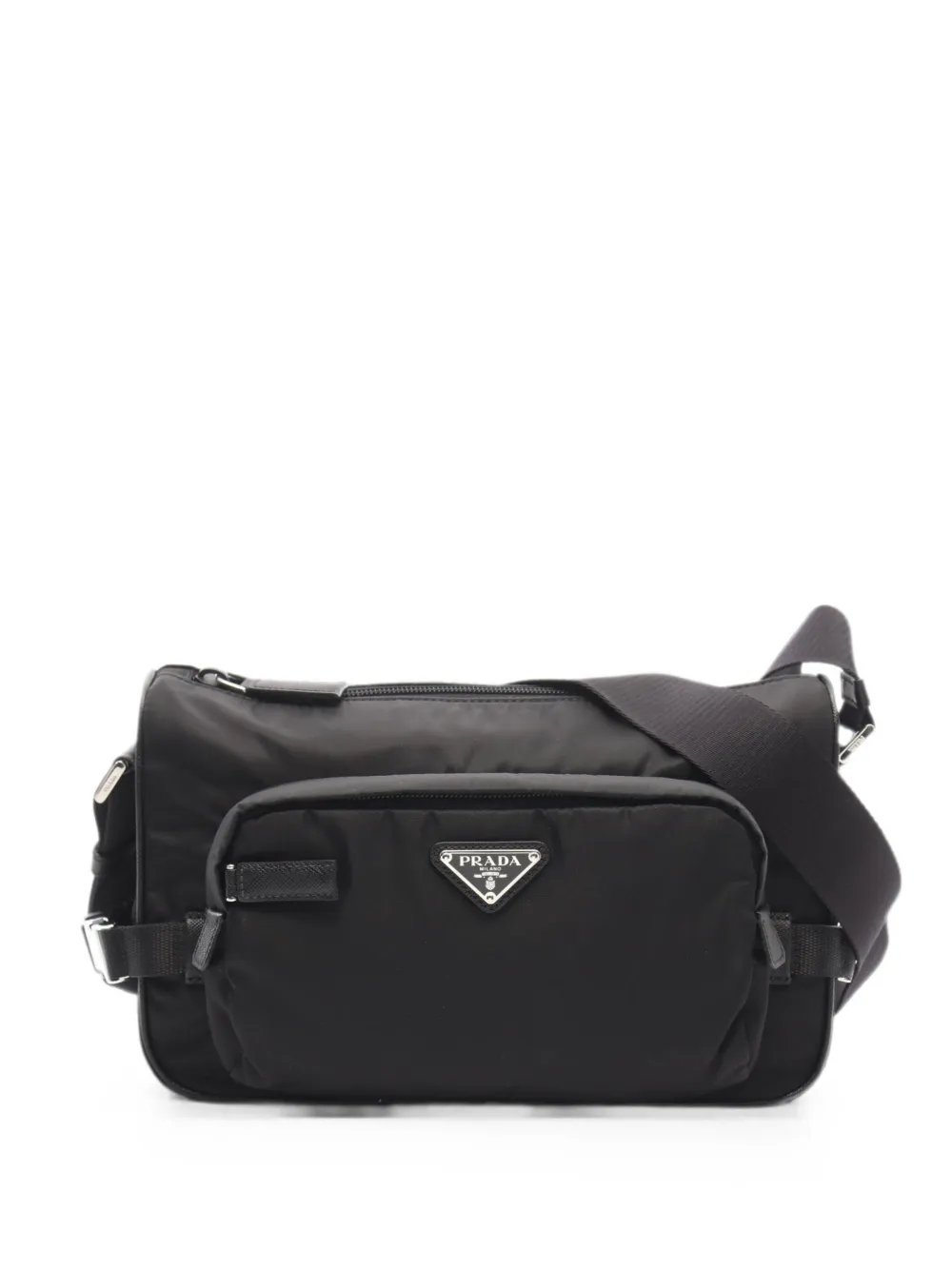 2020s Medium Re-Nylon Saffiano leather shoulder bag