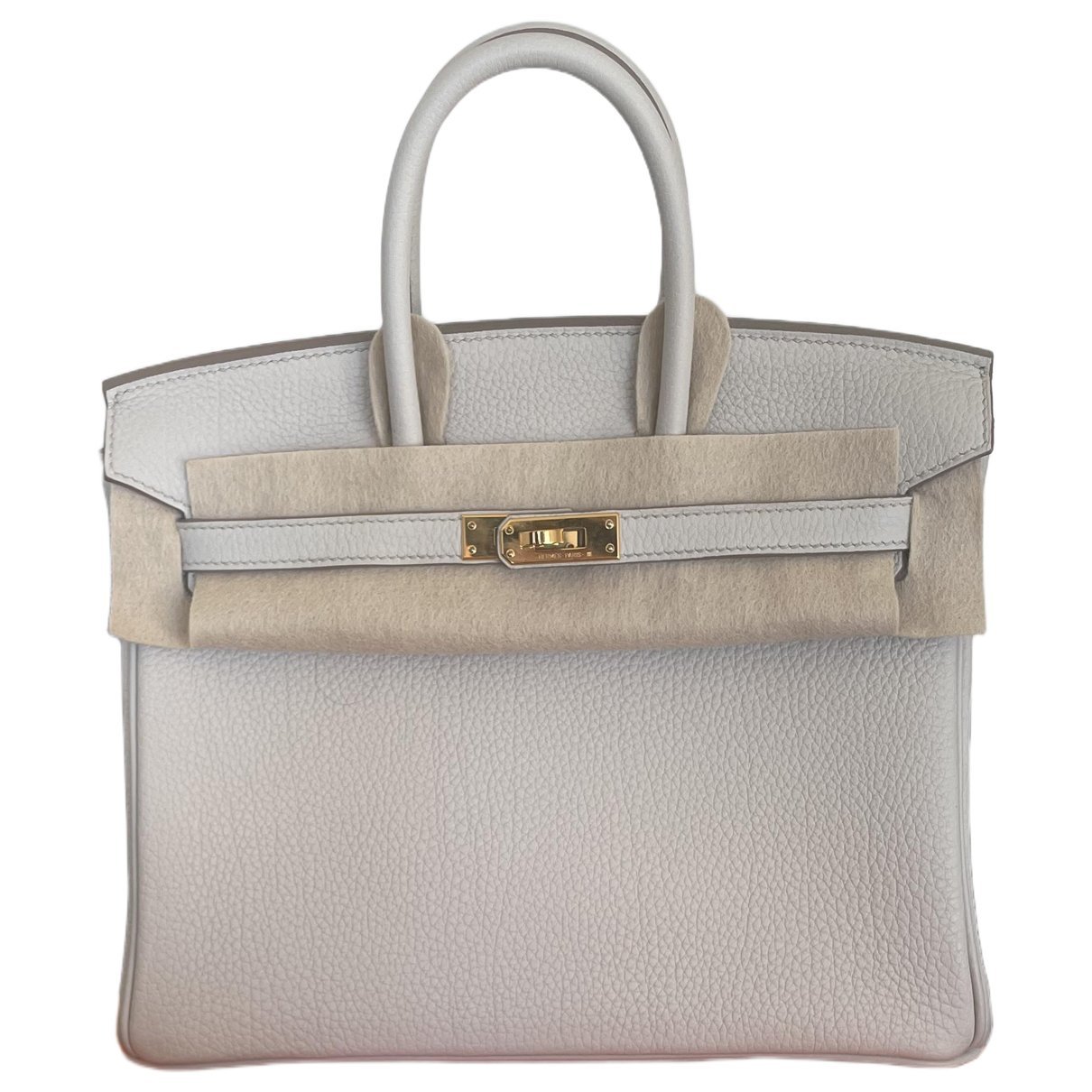 Birkin 25 leather handbag
