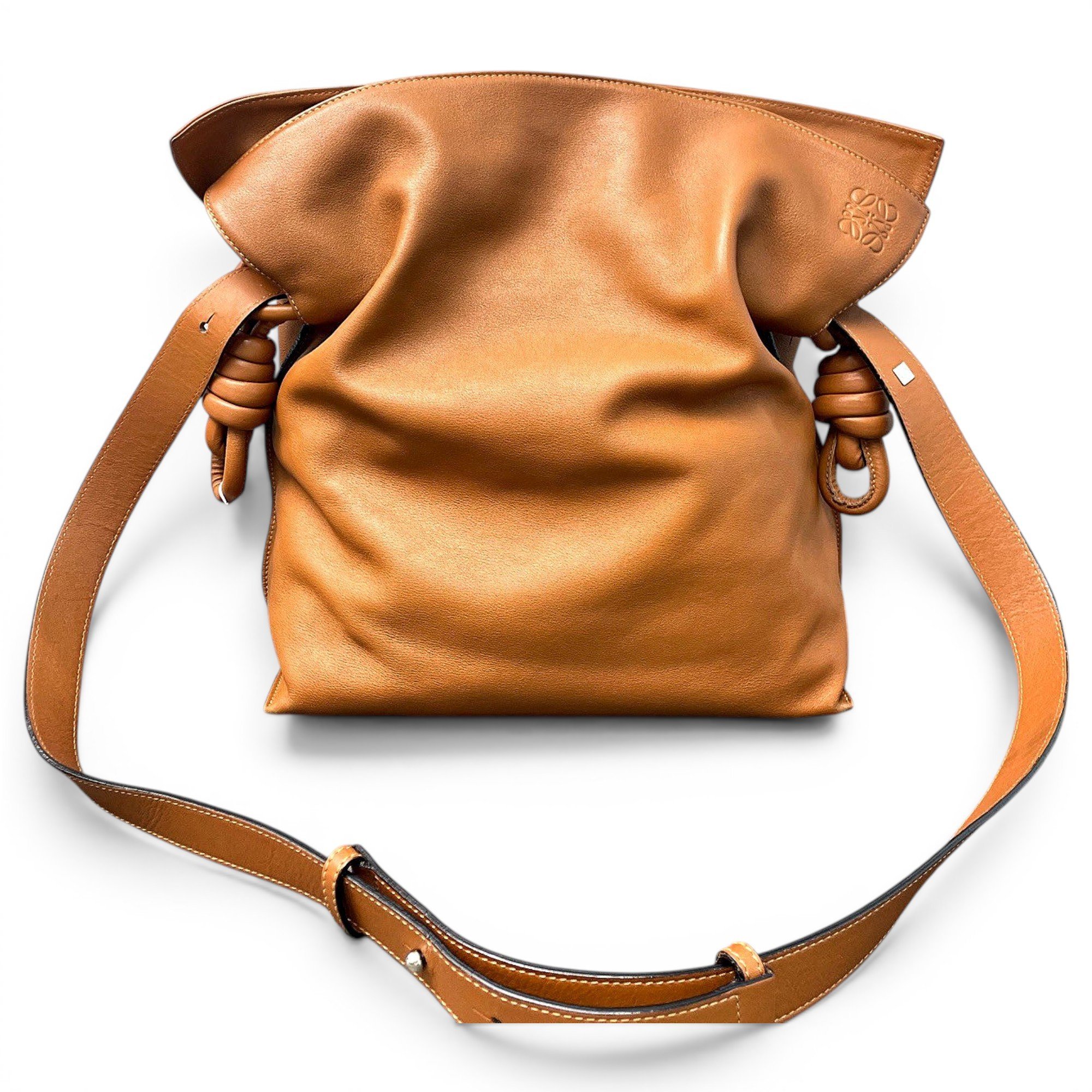 Flamenco leather handbag