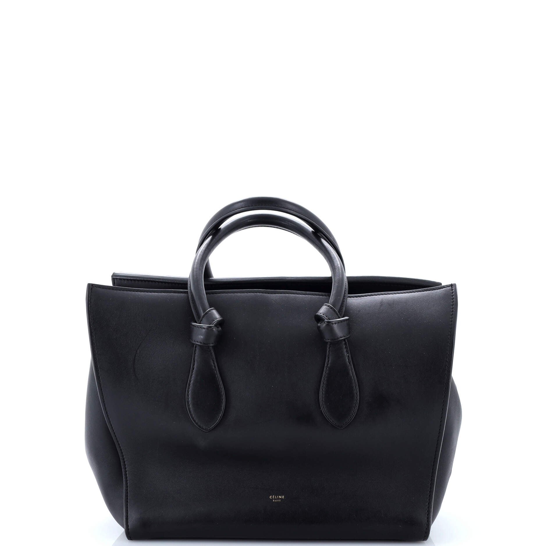 Celine Tie Knot Tote Smooth Leather Small