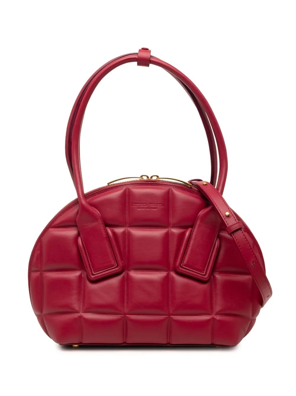 2012-2026 Small Leather Padded BV Swoop Bag satchel