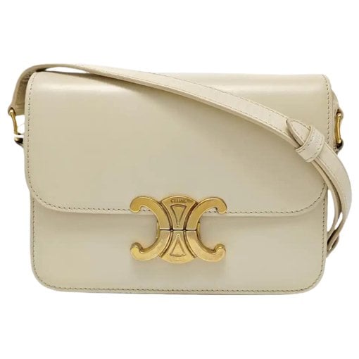Triomphe leather handbag
