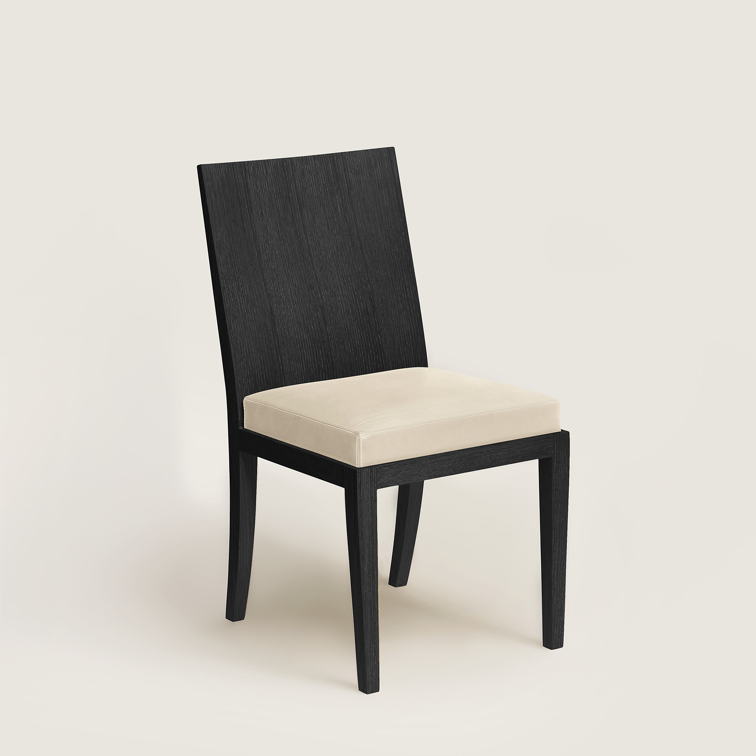 Chaise avec assise rembourrée Rééditions J.-M. Frank par Hermès