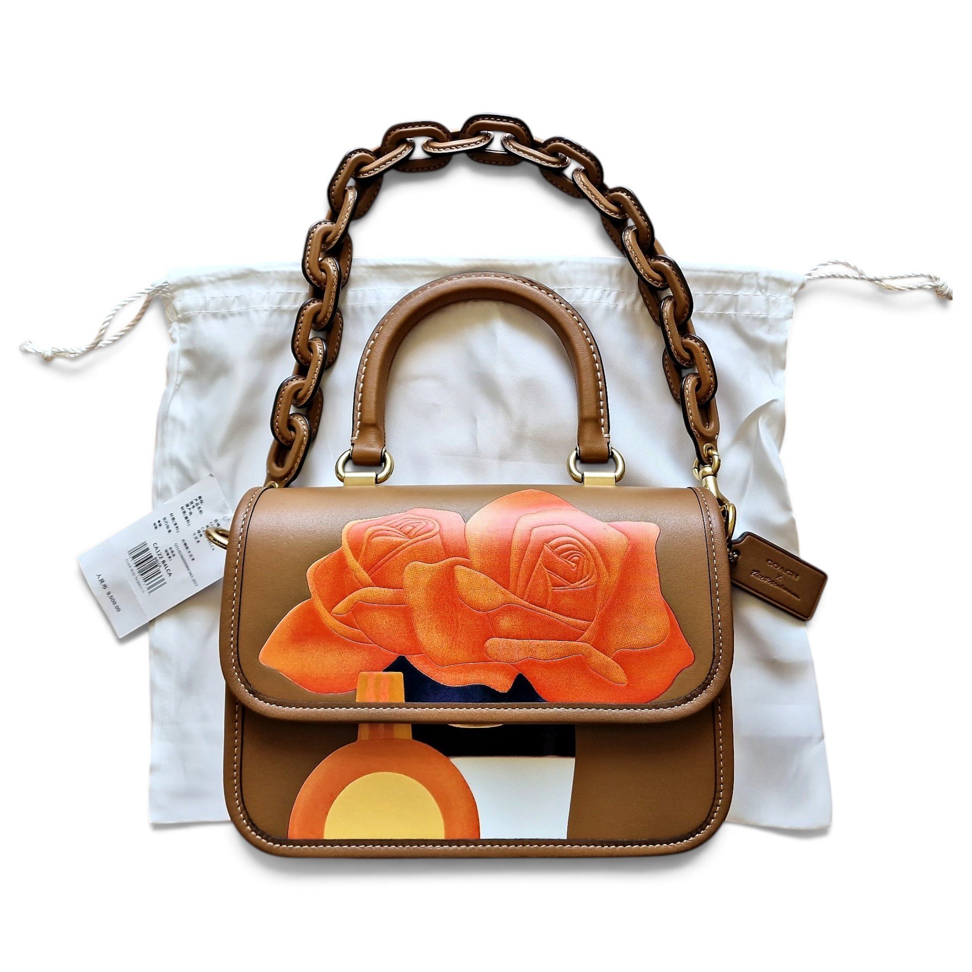 Leather crossbody bag