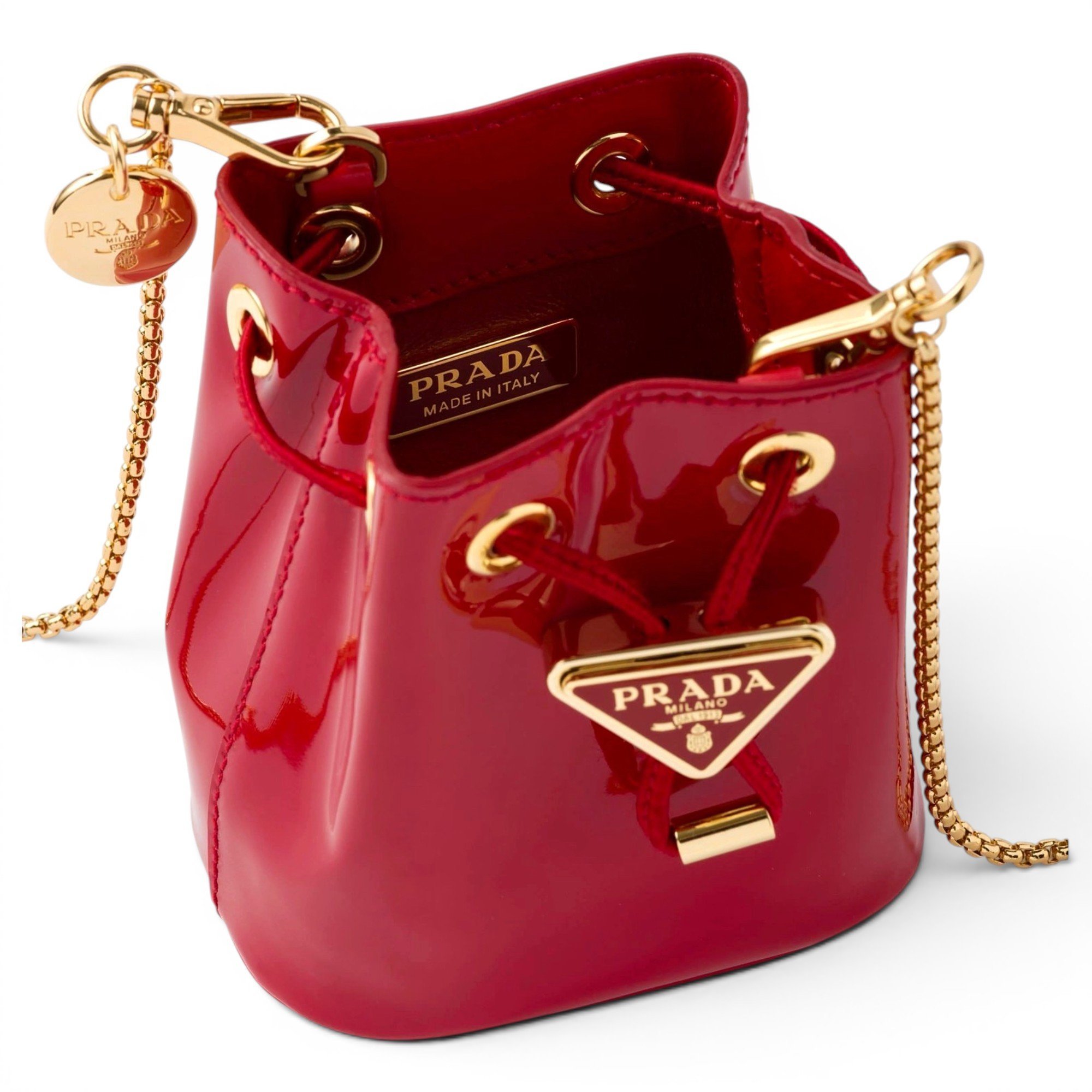 Prada Cleo patent leather crossbody bag