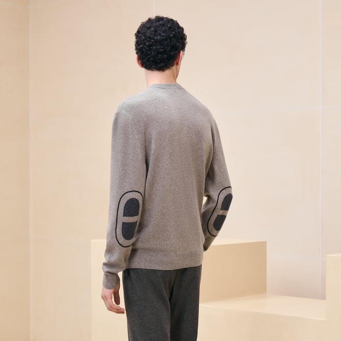 Tourbe Cashmere "Maillon Chaine d'Ancre" Crewneck Sweater