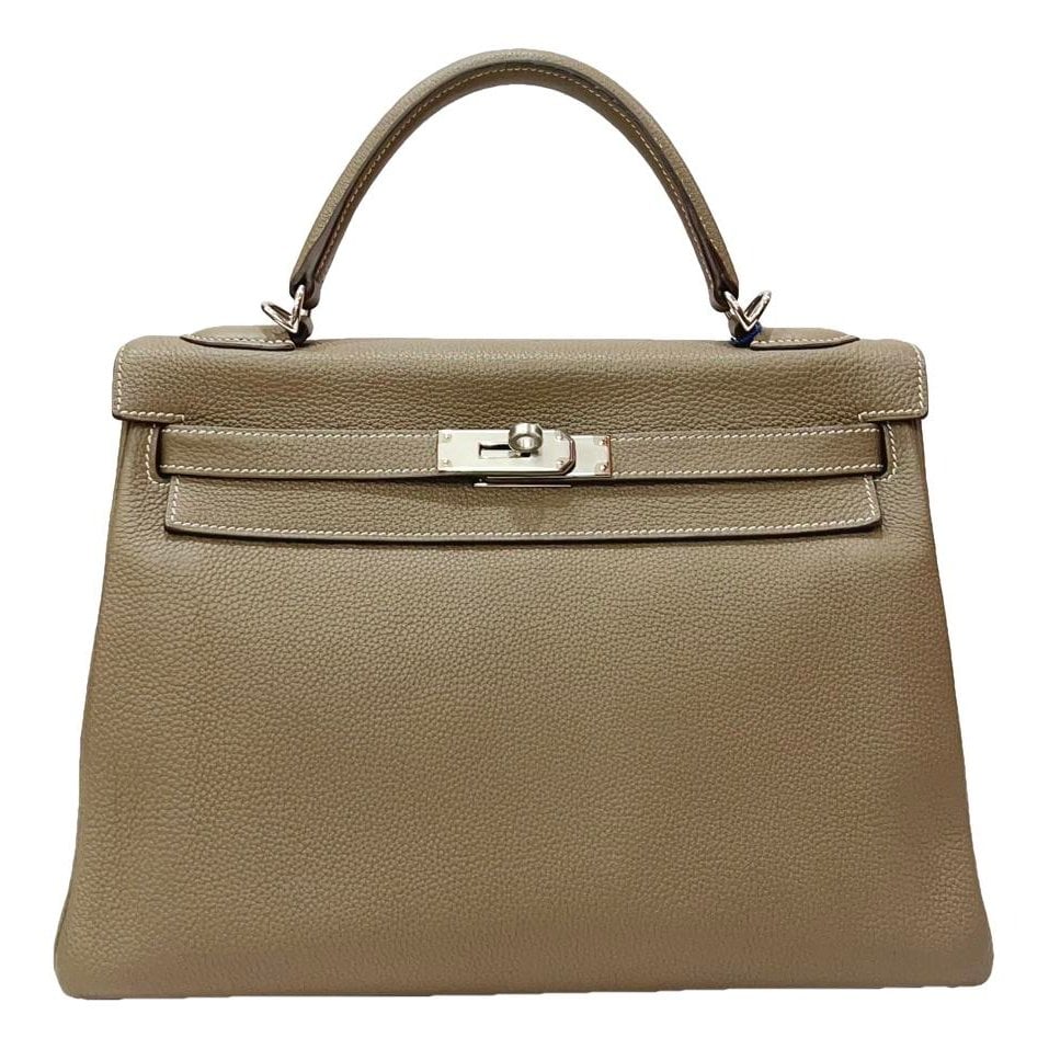 Kelly 32 leather handbag