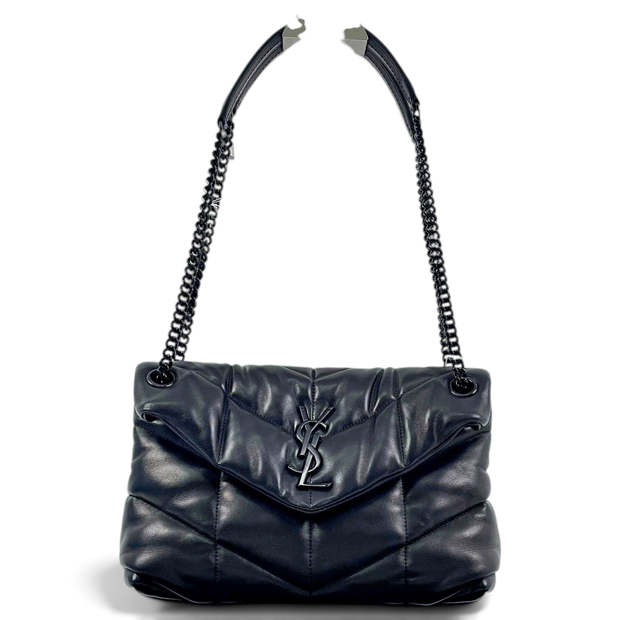 Loulou Puffer leather crossbody bag