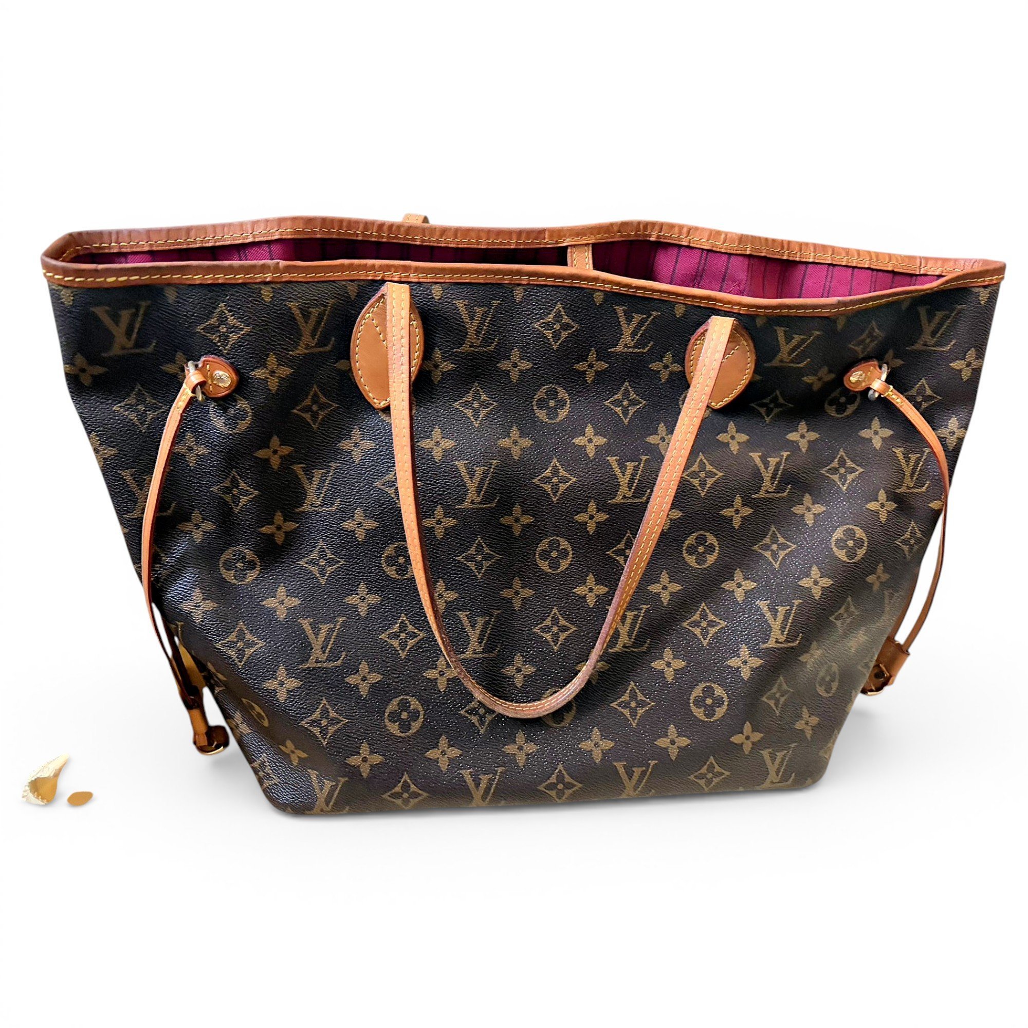 Neverfull leather tote