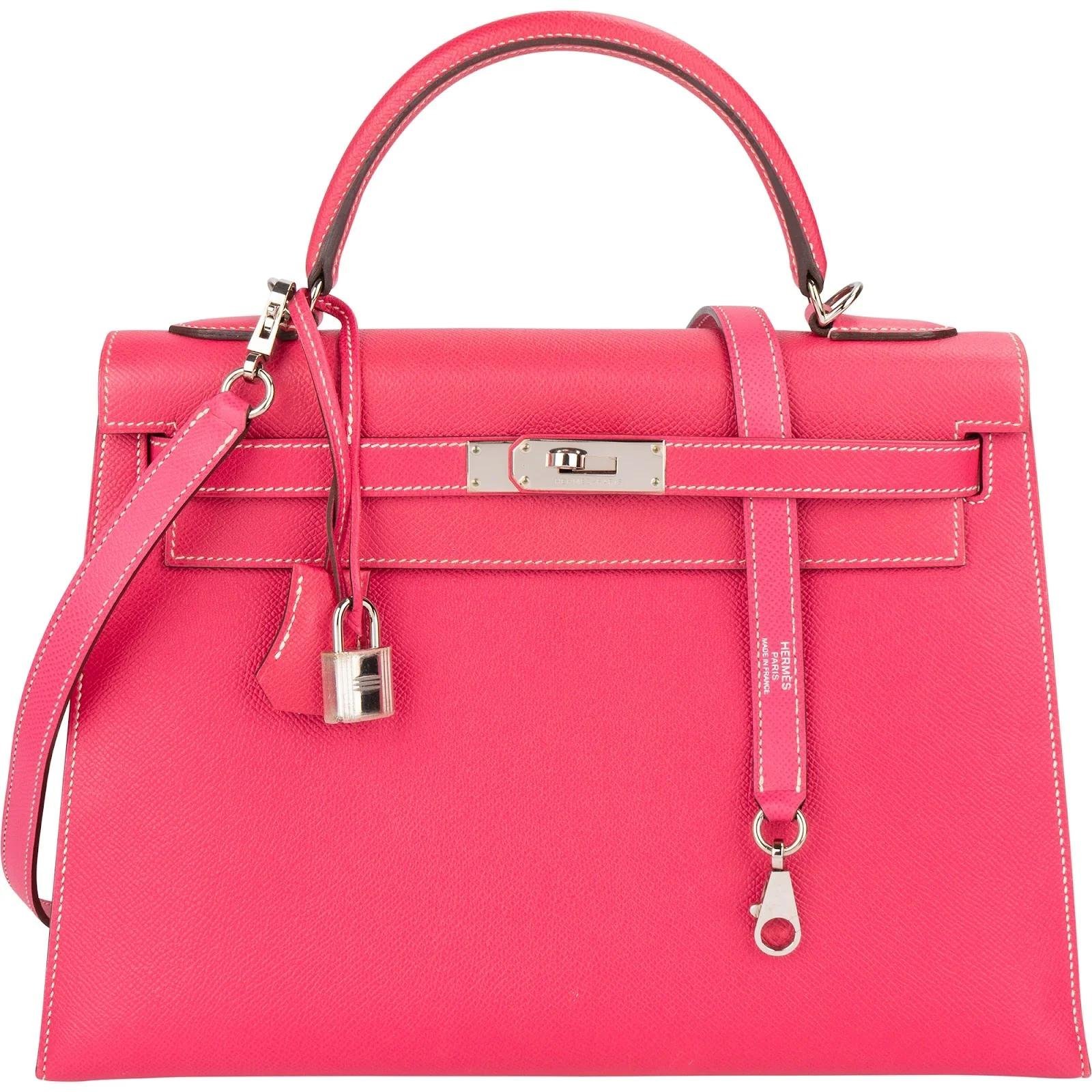 Kelly 32 leather handbag