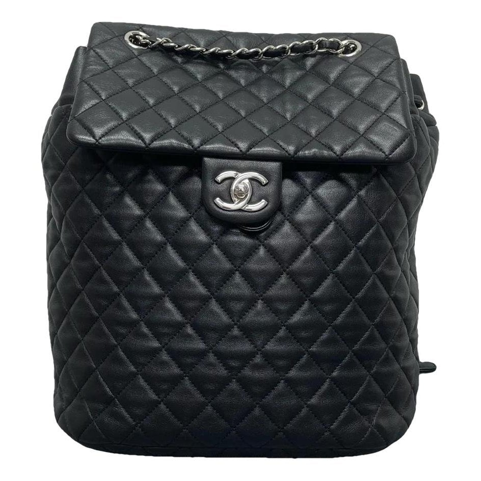 Leather backpack